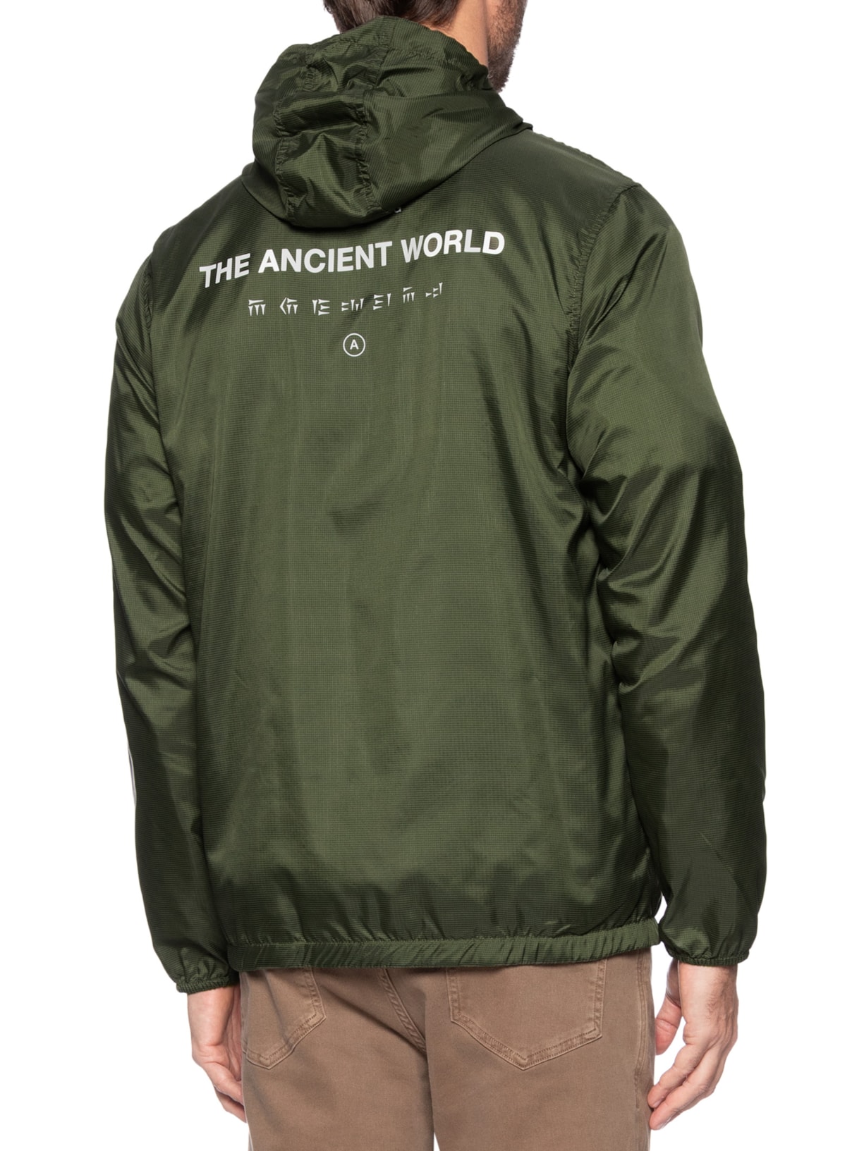 Jaqueta Masculina Windbreaker Ancient World Verde Austral