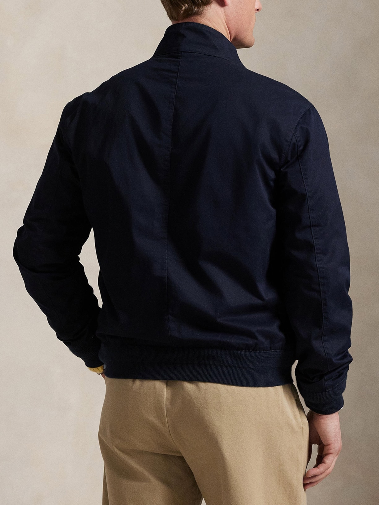 Jaqueta Masculina Windbreaker Lined Twill Azul Polo Ralph Lauren