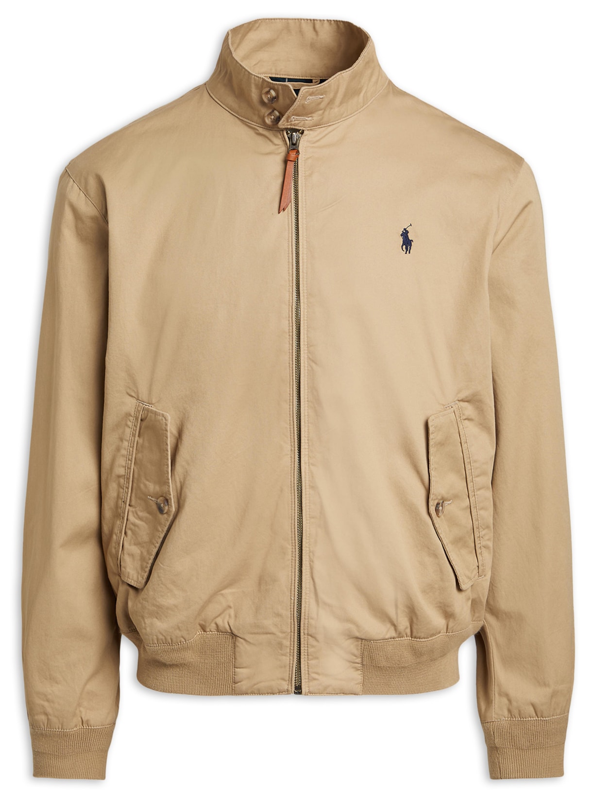 Jaqueta Masculina Windbreaker Lined Twill Marrom Polo Ralph Lauren