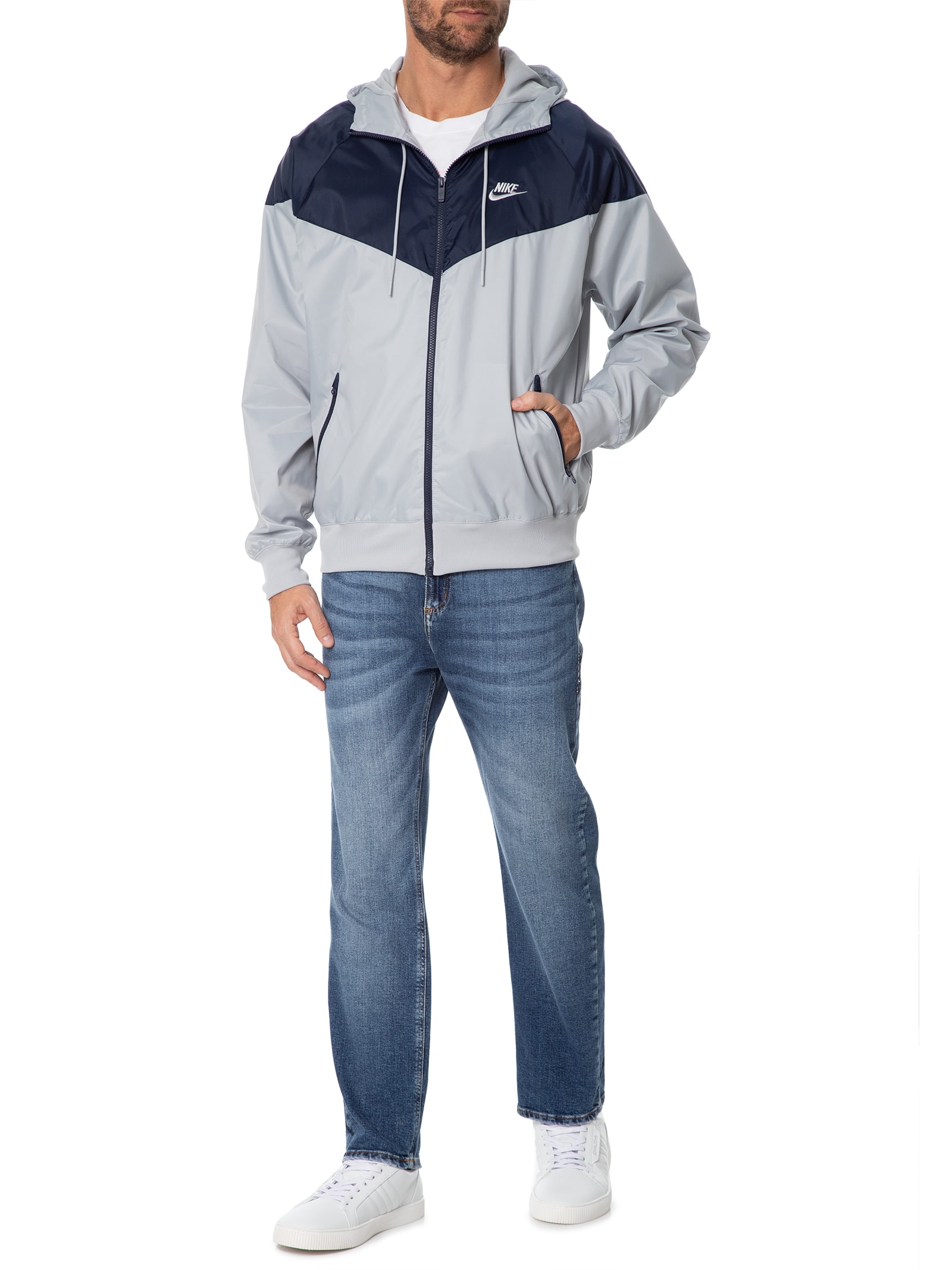 Jaqueta Masculina Windrunner - Nike - Cinza