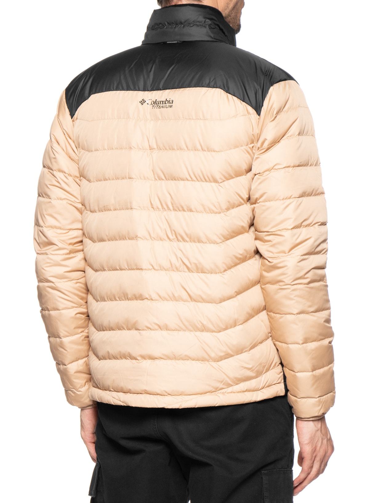 Jaqueta Masculina Winter District II Interchange Com Capuz Bege Columbia