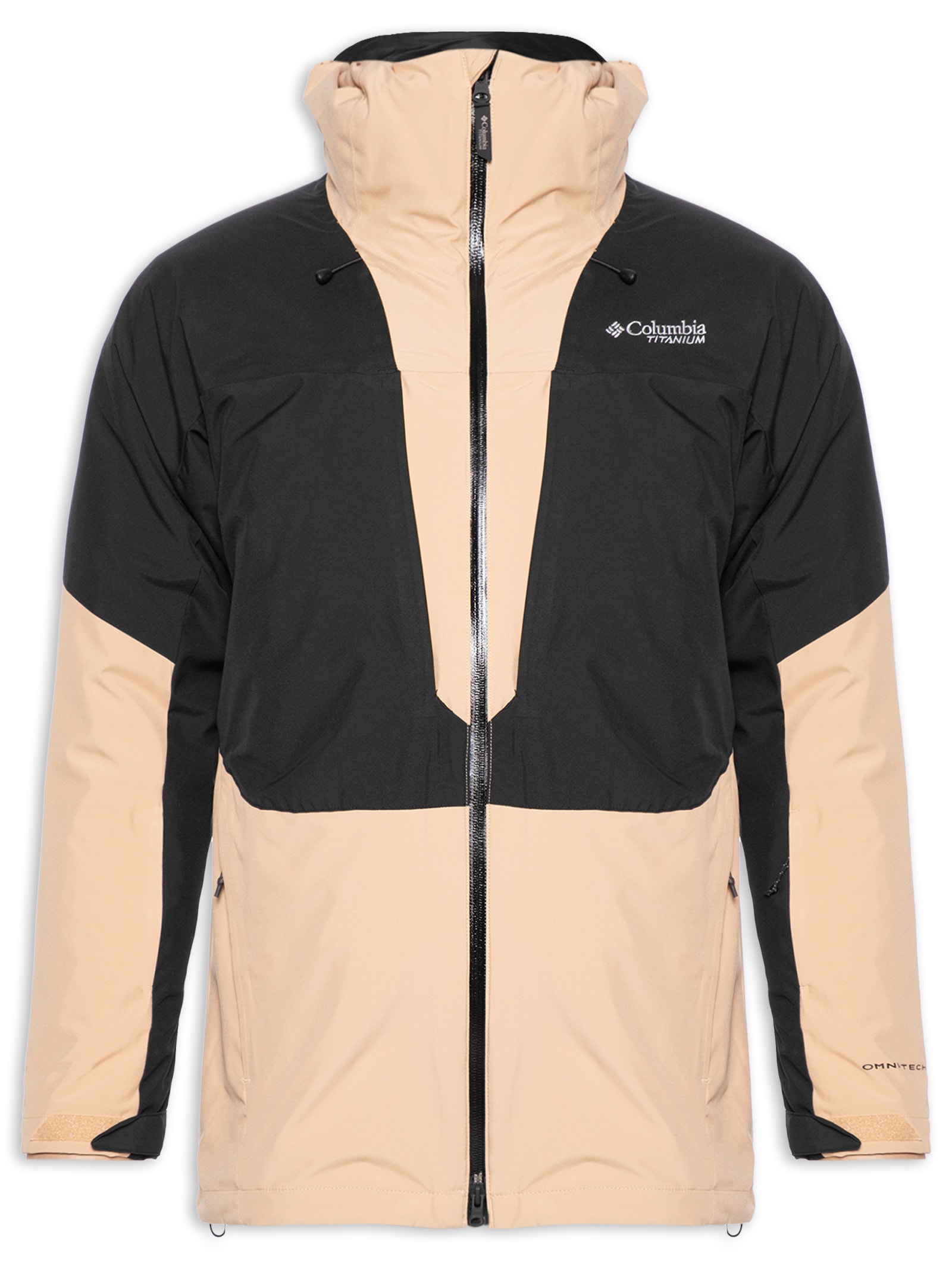 Jaqueta Masculina Winter District II Interchange Com Capuz - Bege