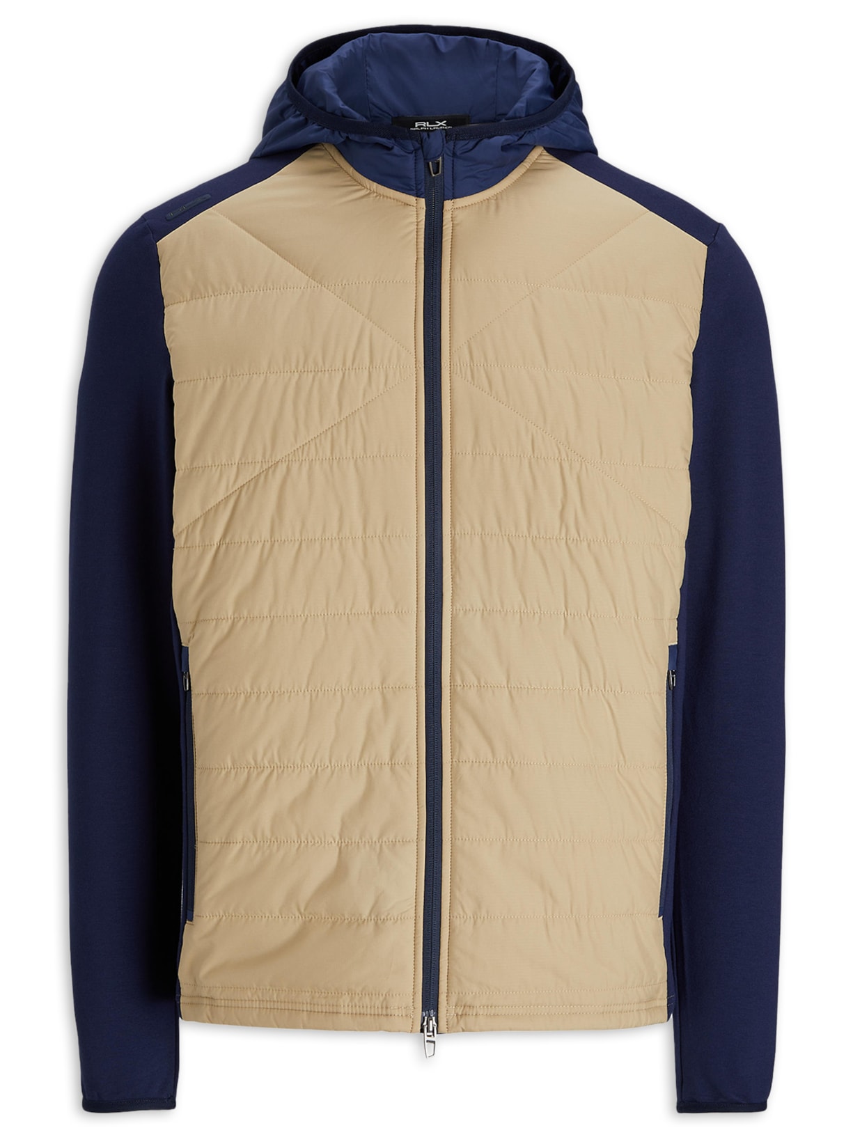 Jaqueta Masculino Performance Wool Knit Full-Zip Bege Polo Ralph Lauren