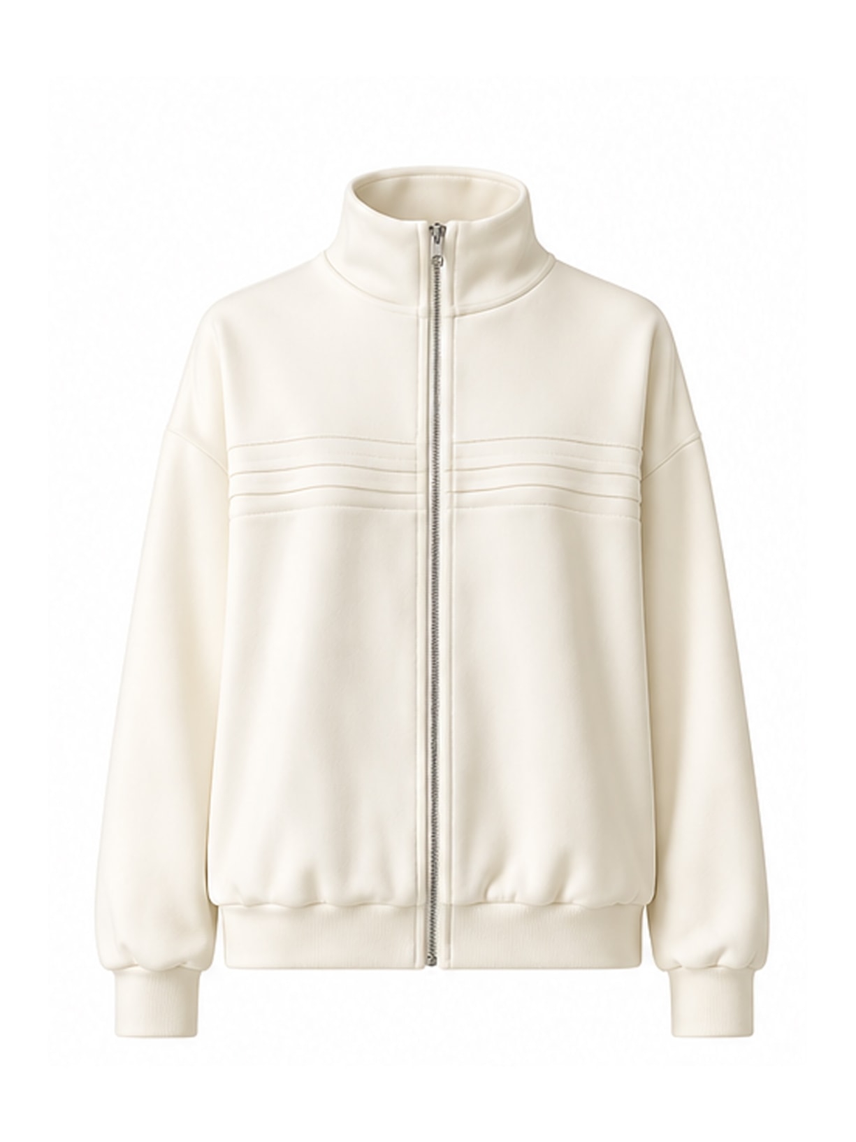 Jaqueta Moletom Linhas Off White Branco Suntime