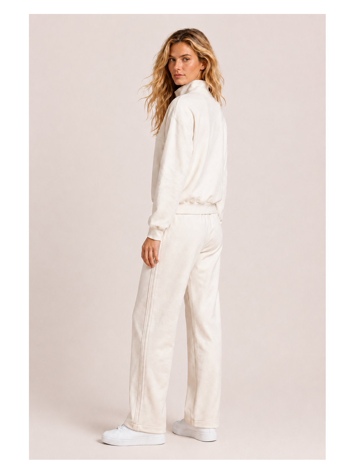 Jaqueta Moletom Linhas Off White Branco Suntime