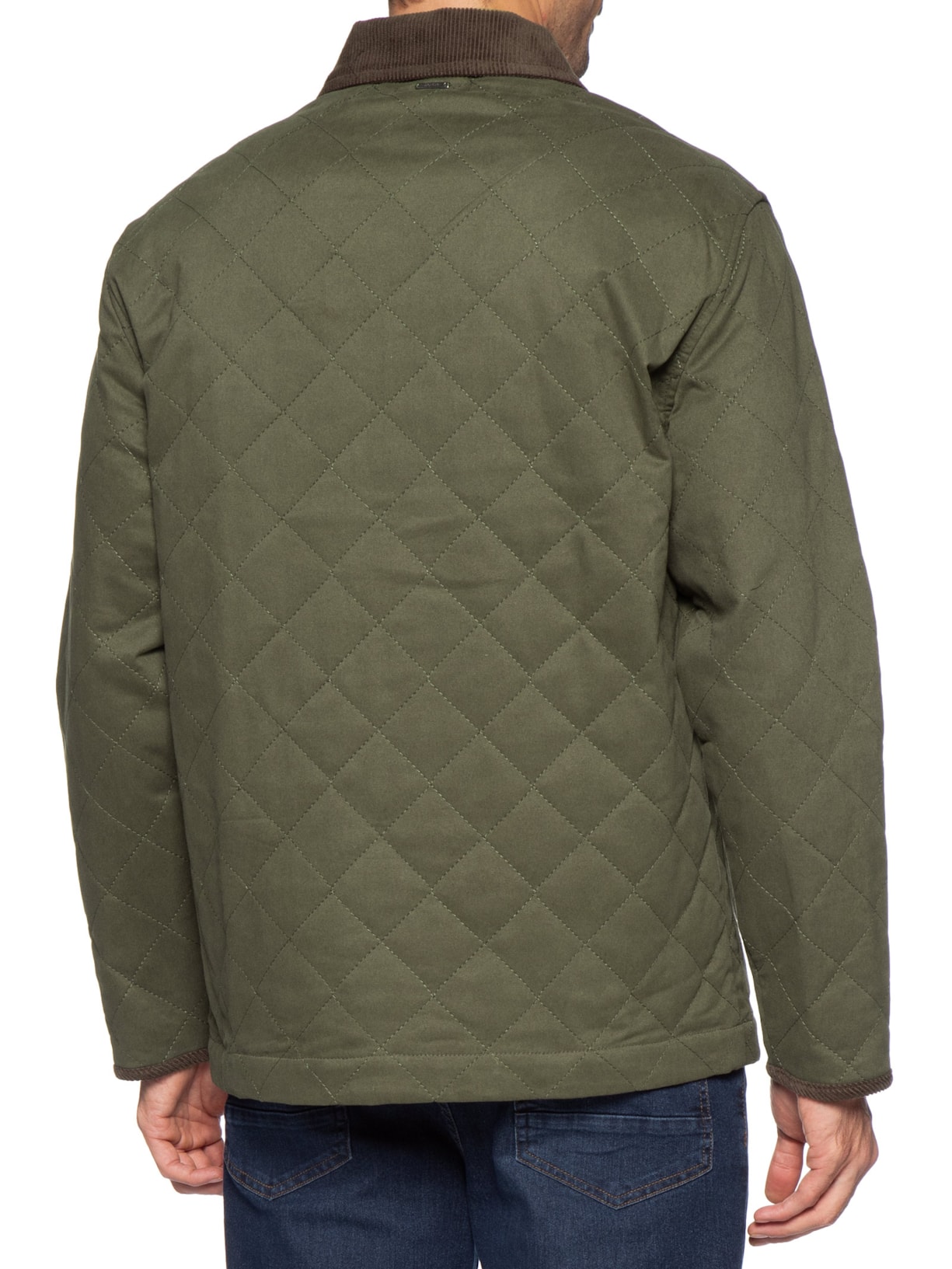 Jaqueta Parka Masculina Matelassê Verde Zapalla