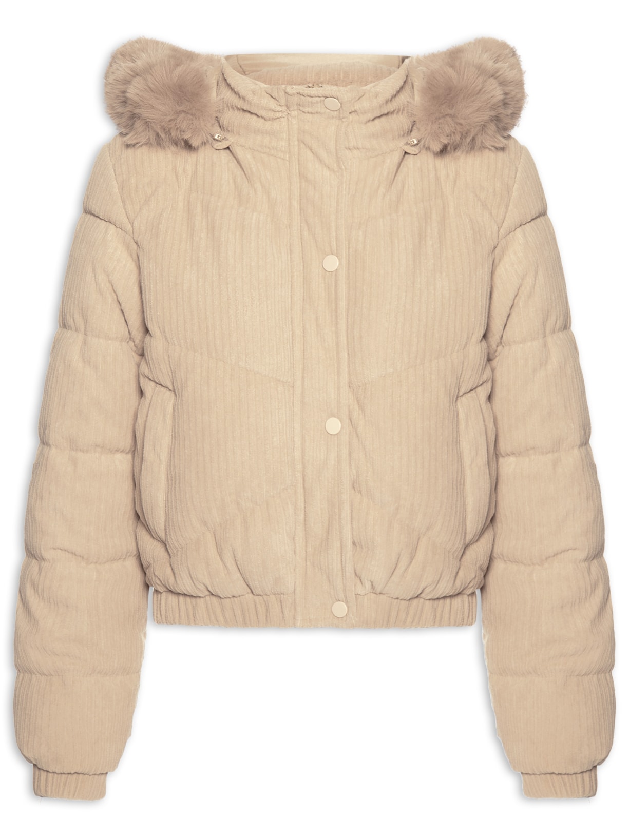 Jaqueta Puffer Feminina - Bege