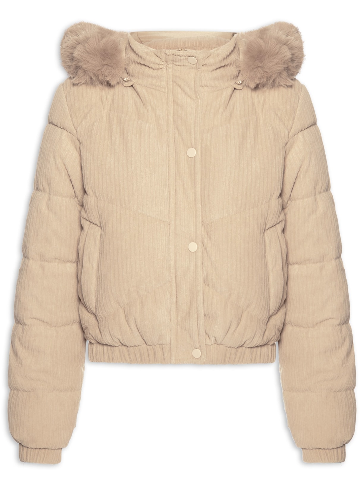 Jaqueta Puffer Feminina - Bege