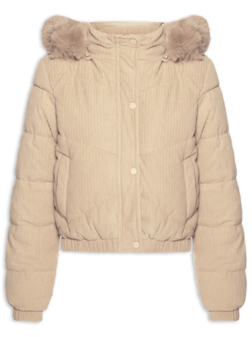 Jaqueta Puffer Feminina - Bege