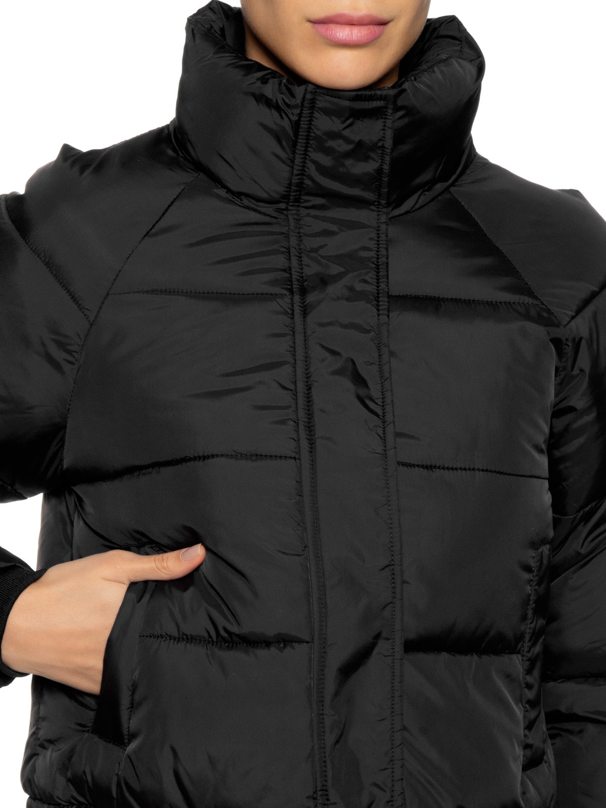 Jaqueta Puffer Feminina - Market 33 - Preto Jaqueta Puffer Feminina - Market 33 - Preto