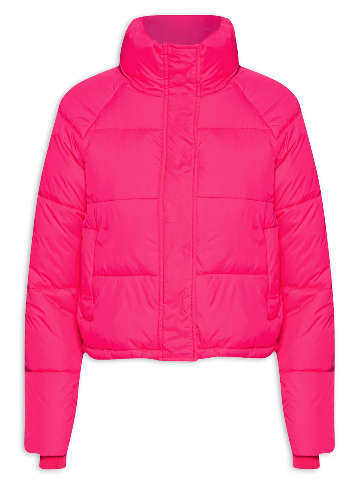 Jaqueta Puffer Feminina - Rosa