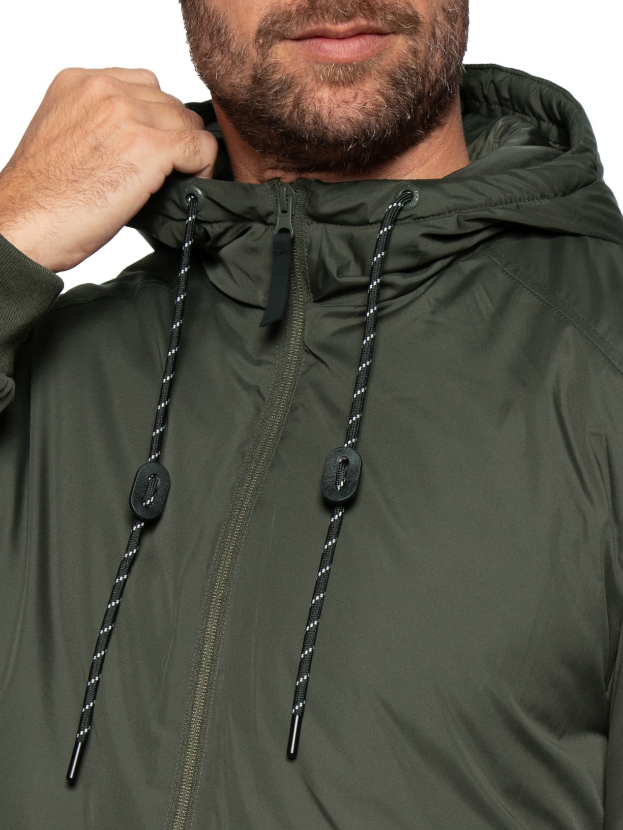 Jaqueta Puffer Masculina Acolchoada Cinza Hering