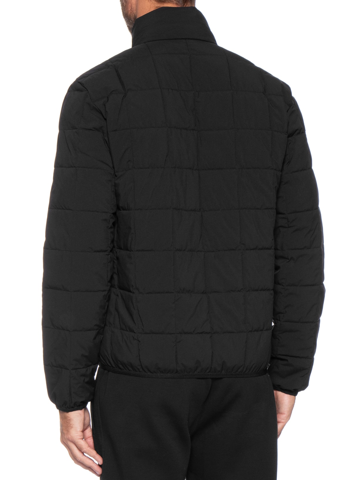 Jaqueta Puffer Masculina Brasão Train Premium Thermore Preto Ea7 Emporio Armani