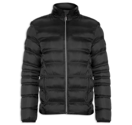 Jaqueta Puffer Masculina Rip Stop Liquid Repeller - Preto