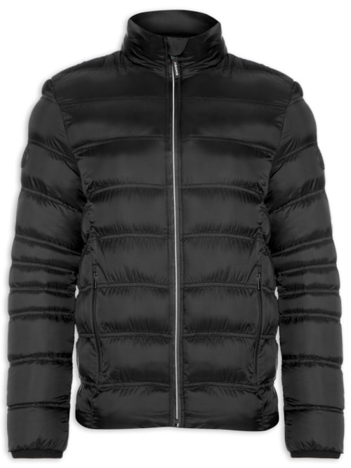 Jaqueta Puffer Masculina Rip Stop Liquid Repeller - Preto