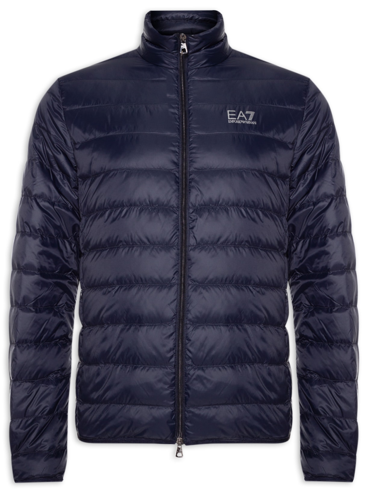 Jaqueta Puffer Masculina Train Core Down Light Azul Ea7 Emporio Armani