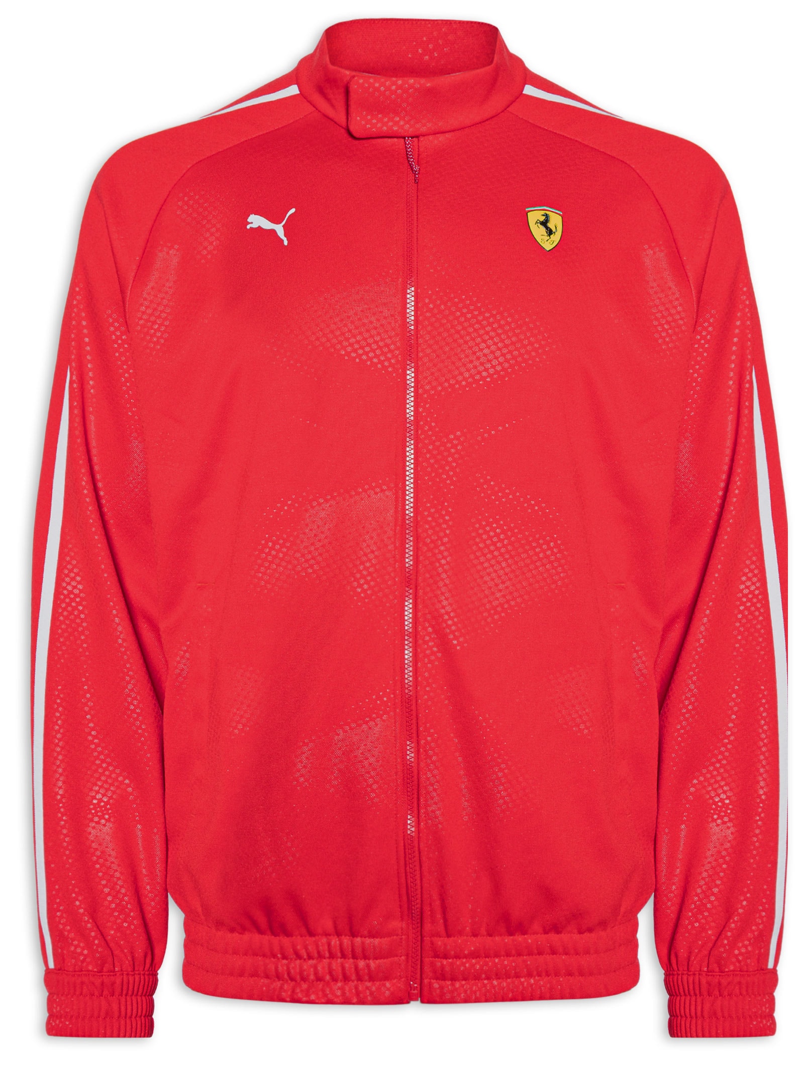Jaqueta Scuderia Ferrari T7 Oversized TR Masculina - Vermelho - Puma