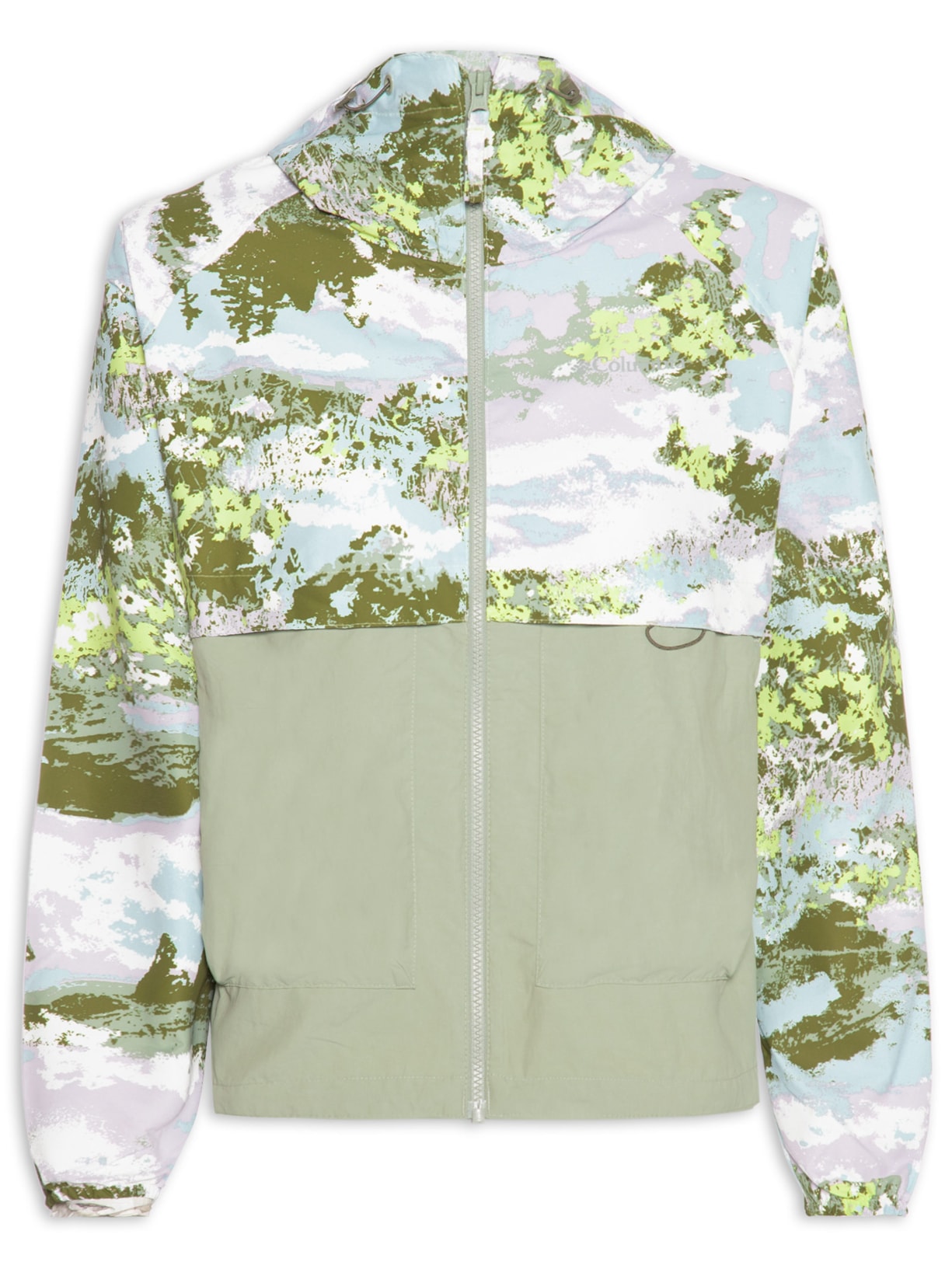 Jaqueta Spire Valley Printed Windbreaker Verde Columbia