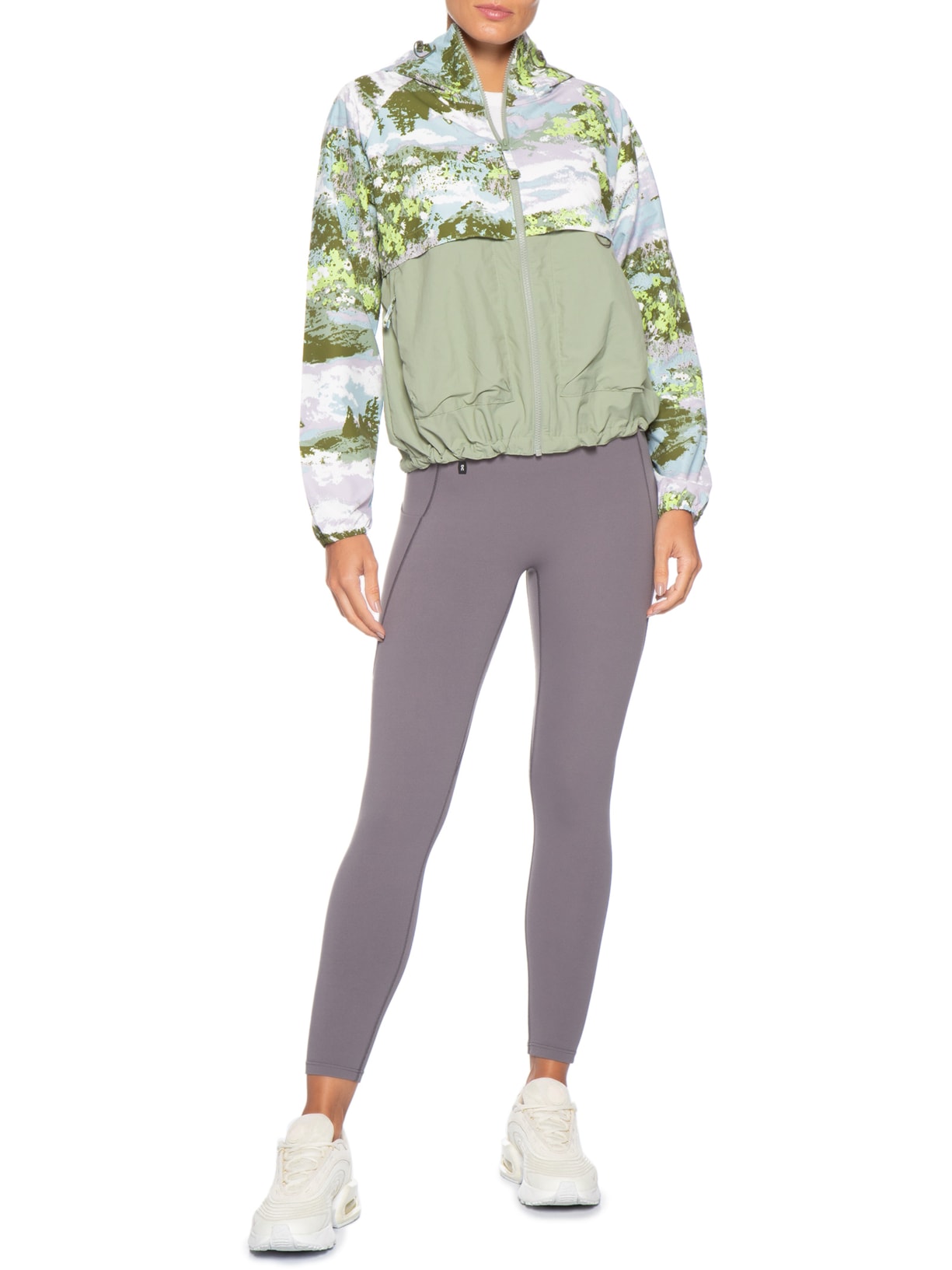 Jaqueta Spire Valley Printed Windbreaker Verde Columbia