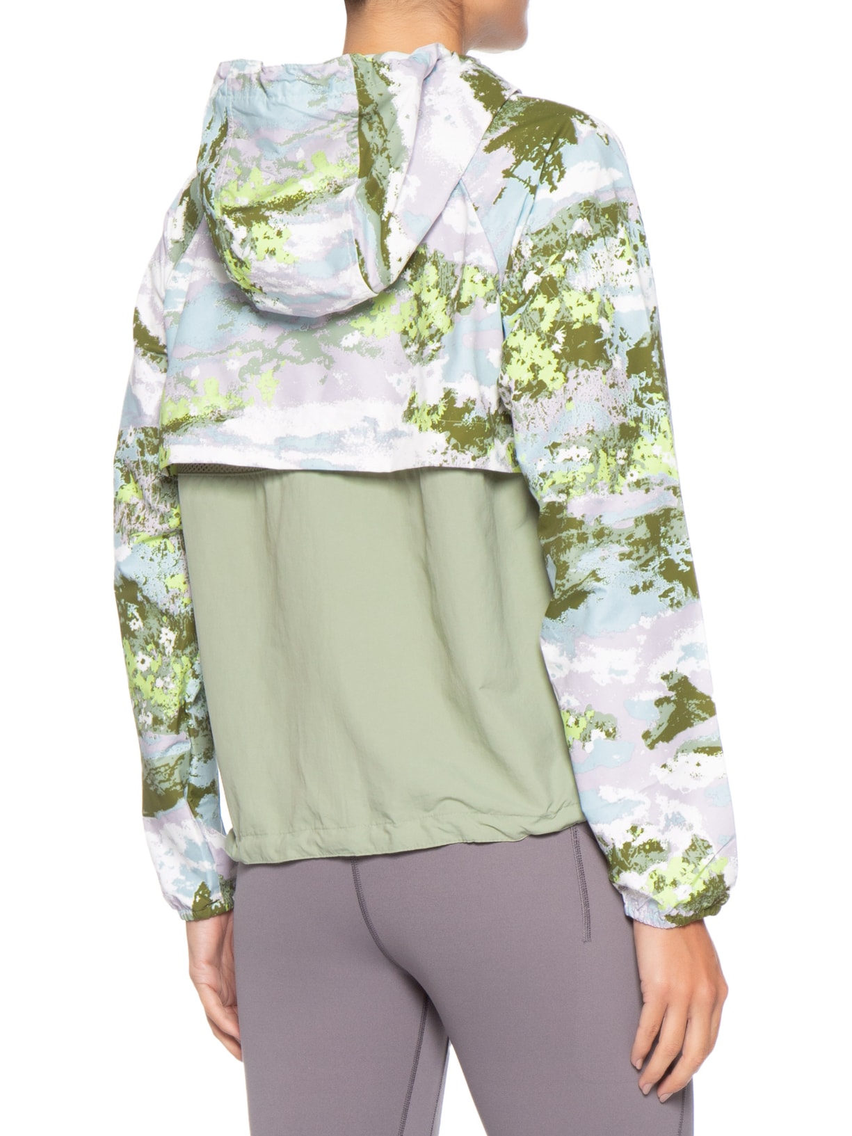 Jaqueta Spire Valley Printed Windbreaker Verde Columbia