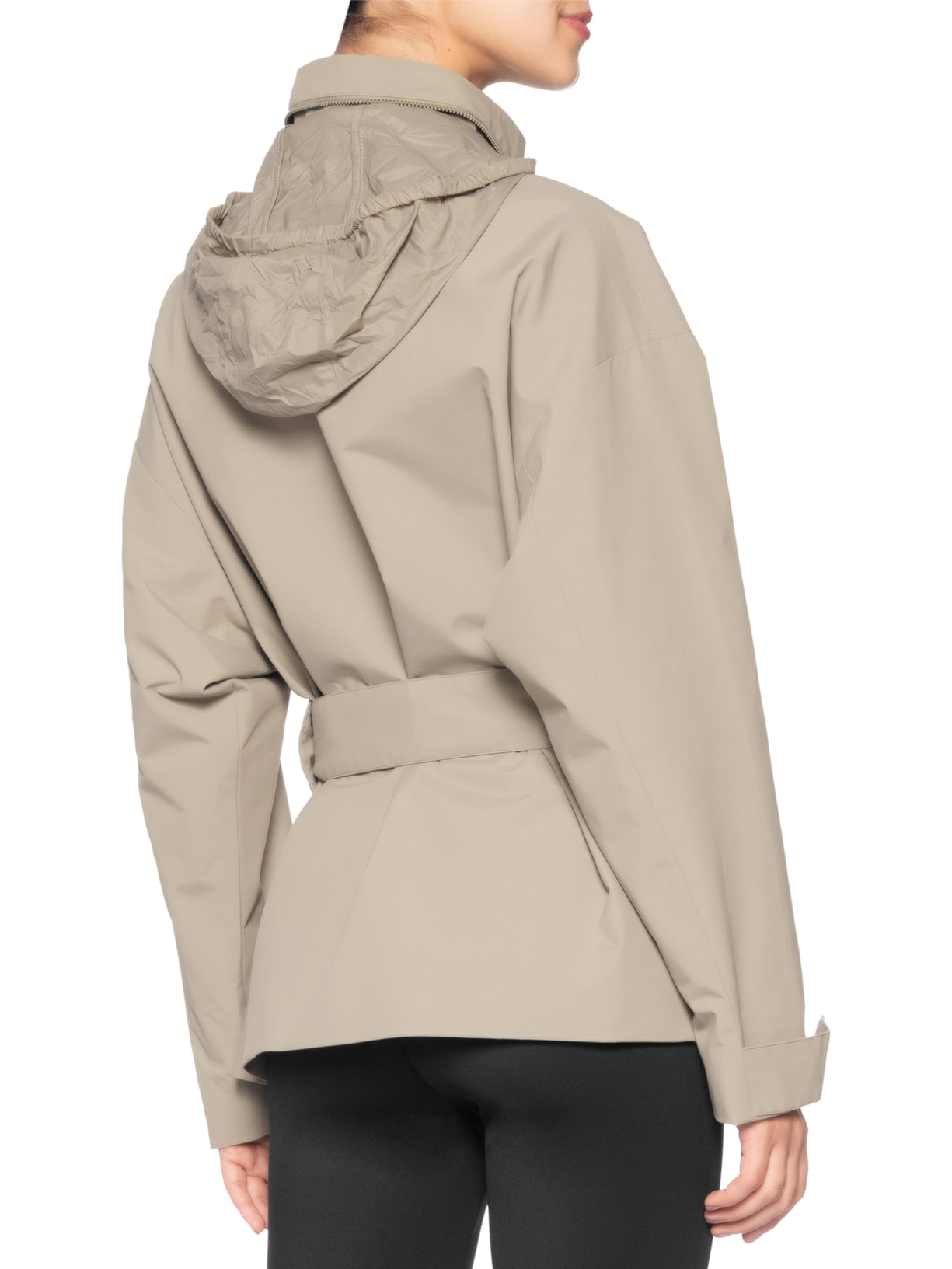 Jaqueta Train Costa Smeralda W Caban Feminina – Bege Ea7 Emporio Armani