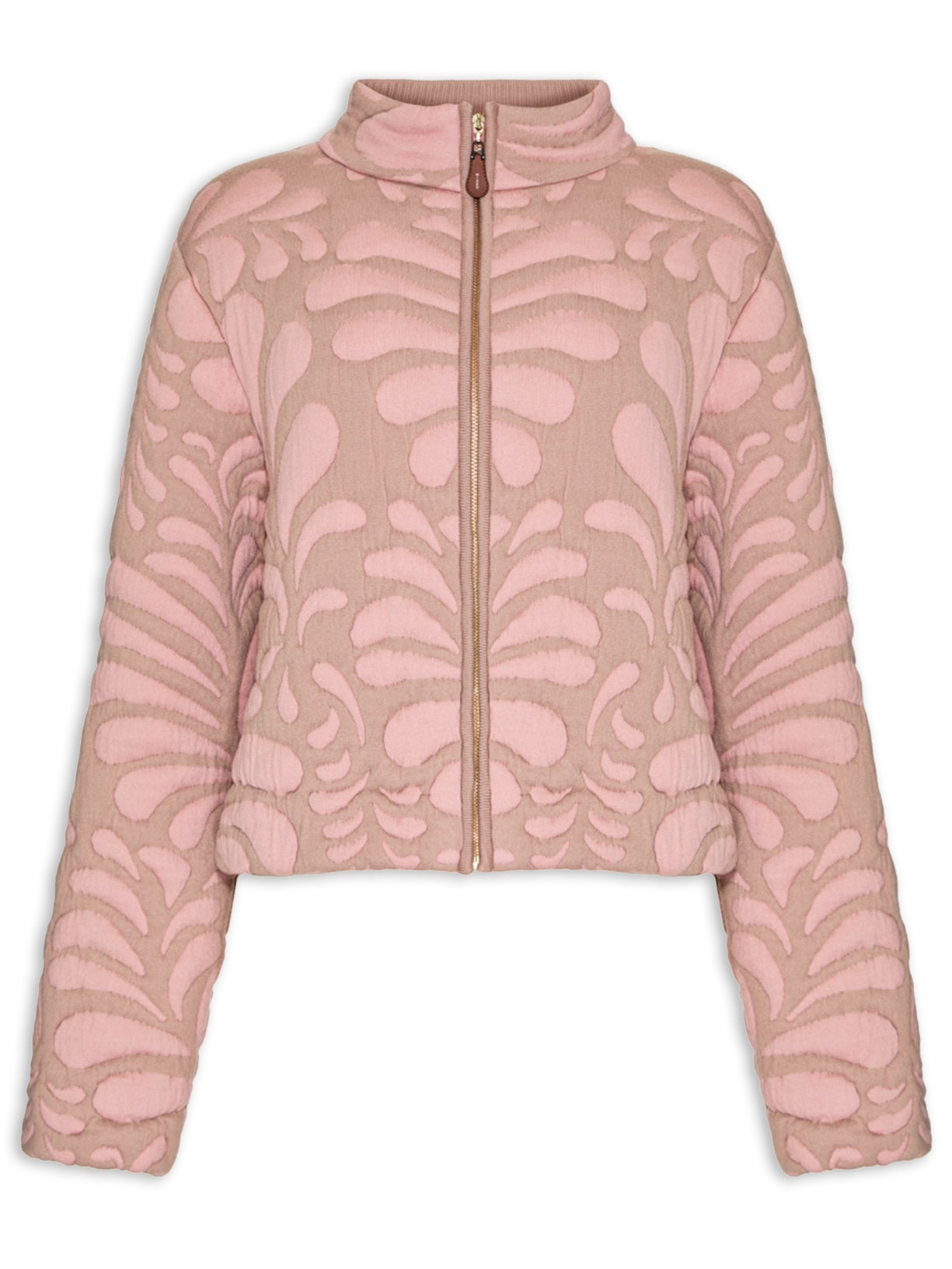 Jaqueta Tricot Florence I26 Rosa Mixed