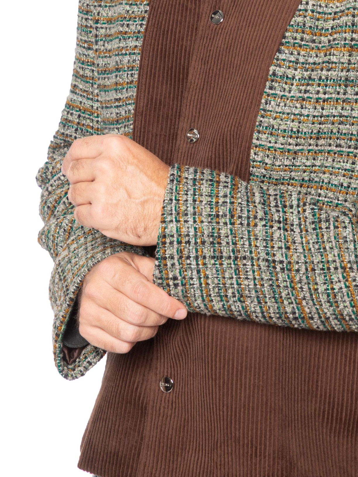 Jaqueta Unissex Enredo Tweed Verde Misci