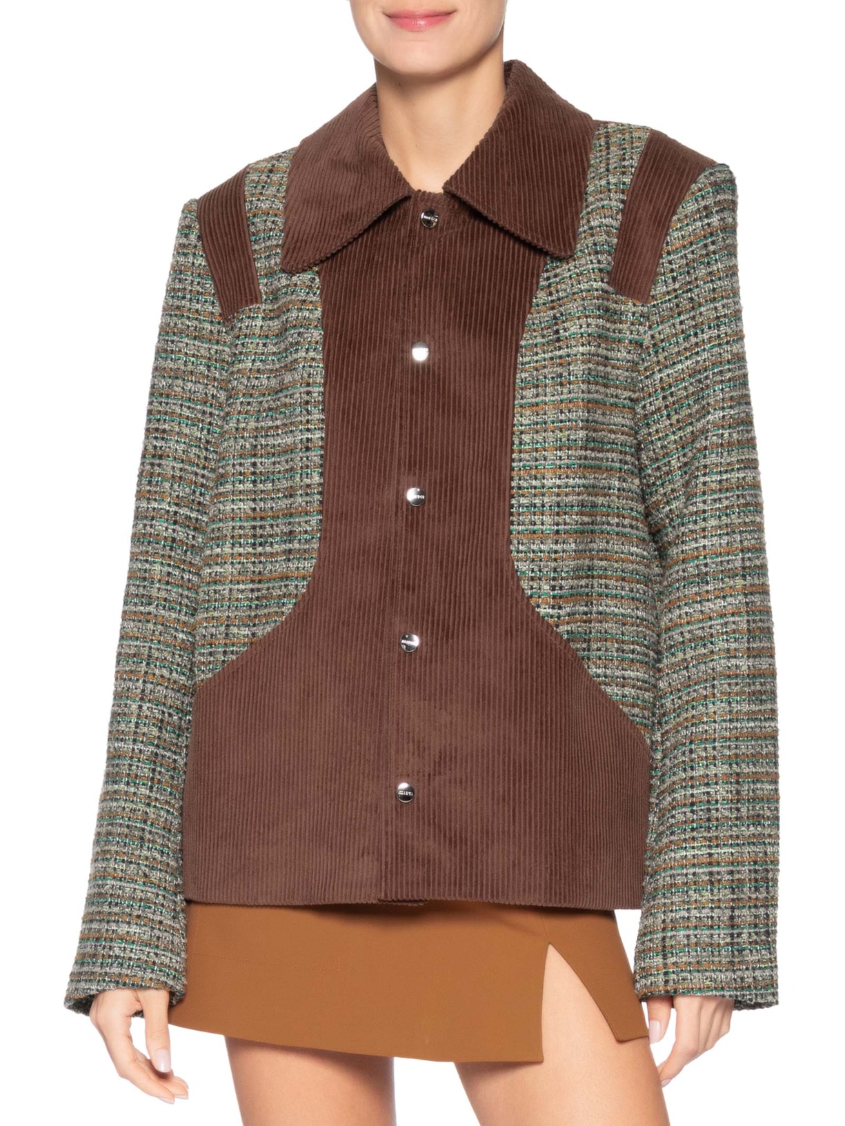 Jaqueta Unissex Enredo Tweed Verde Misci