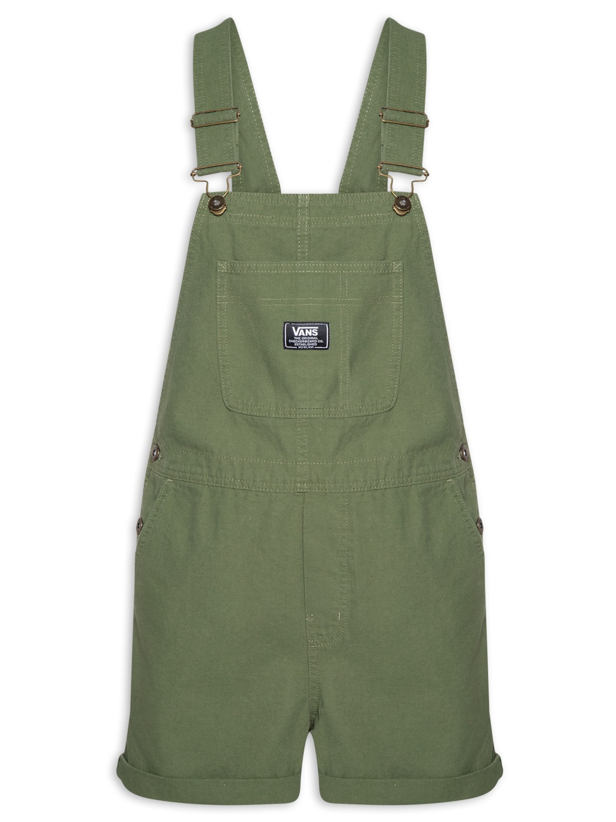 Jardineira Feminina Ground Work Shortall - Verde