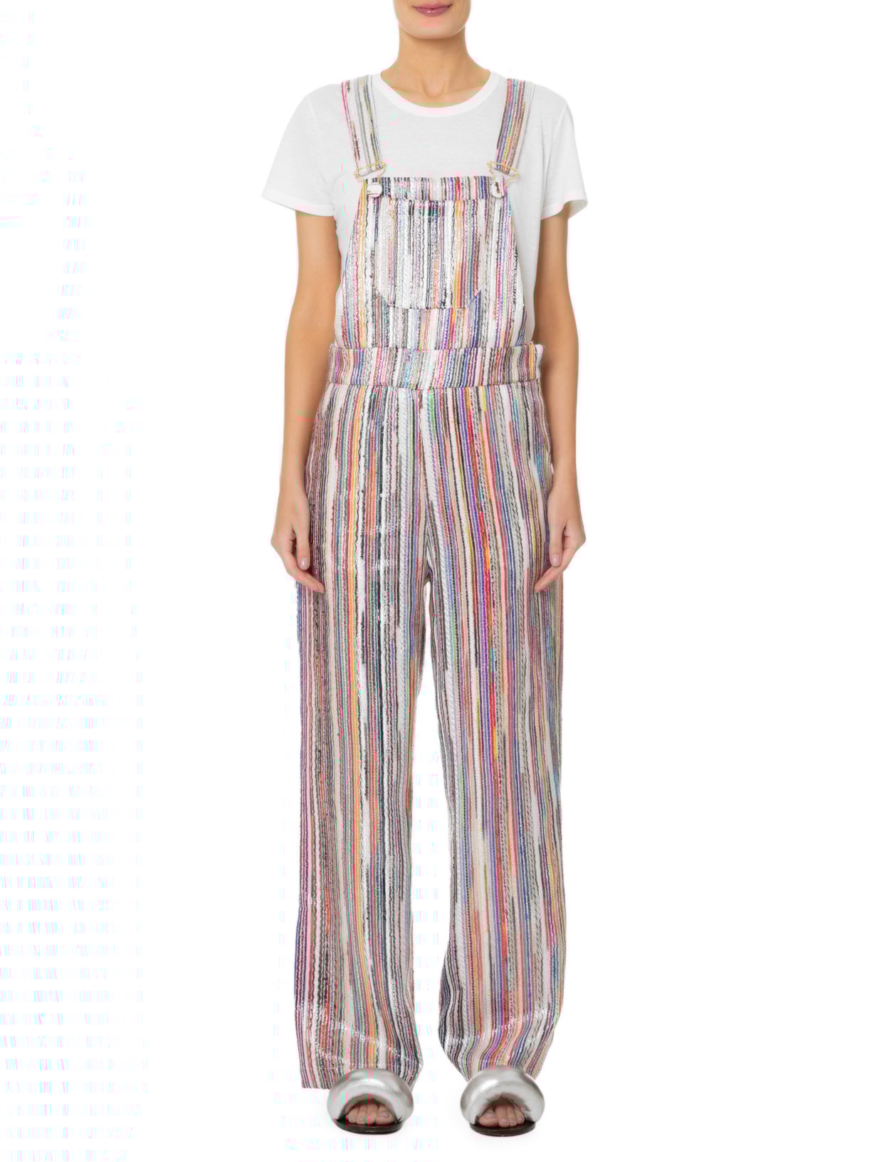 Jardineira Feminina Mercati Rosa Gingin