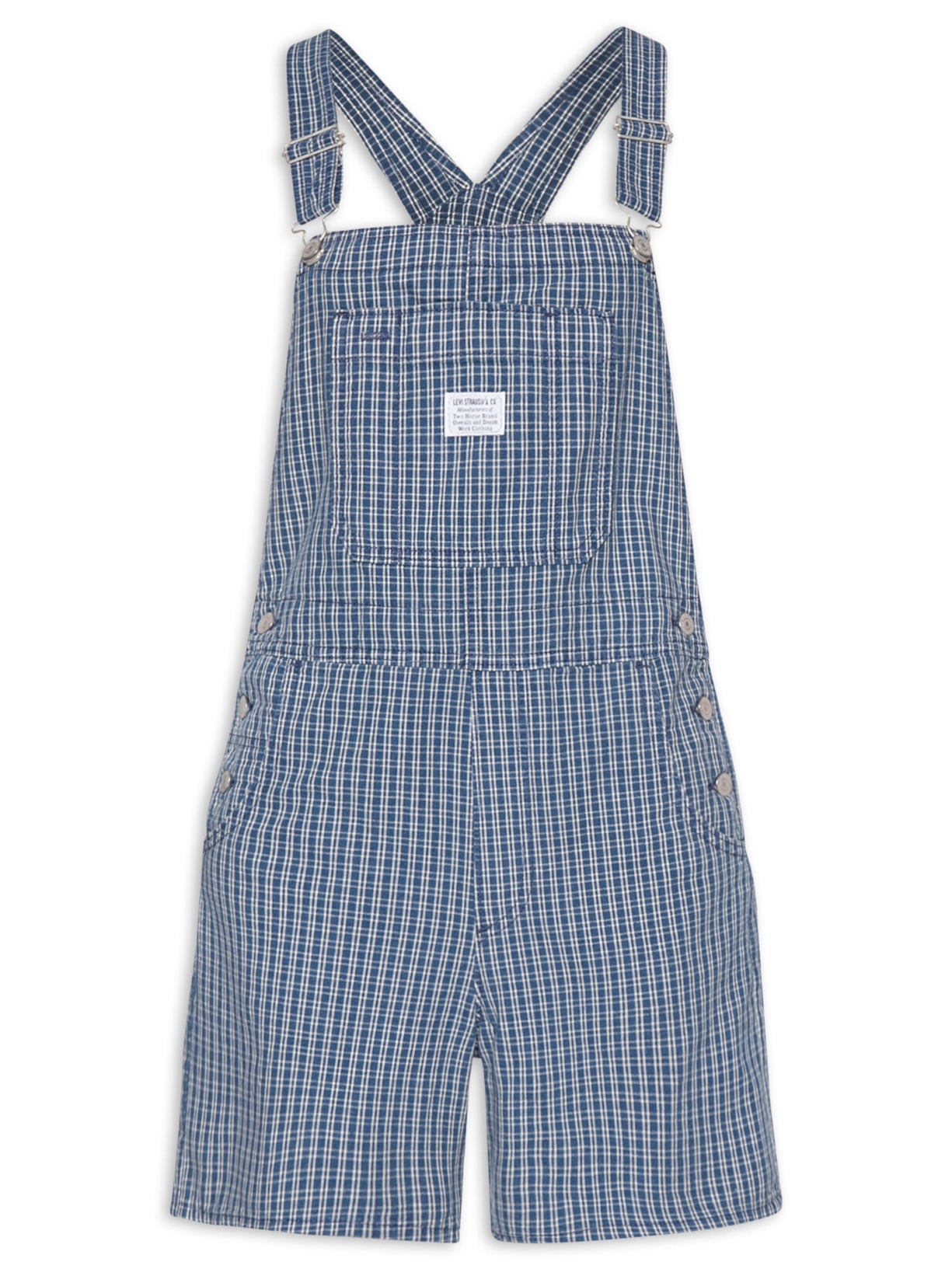 Jardineira Feminina Utility Shortall Azul Levi's