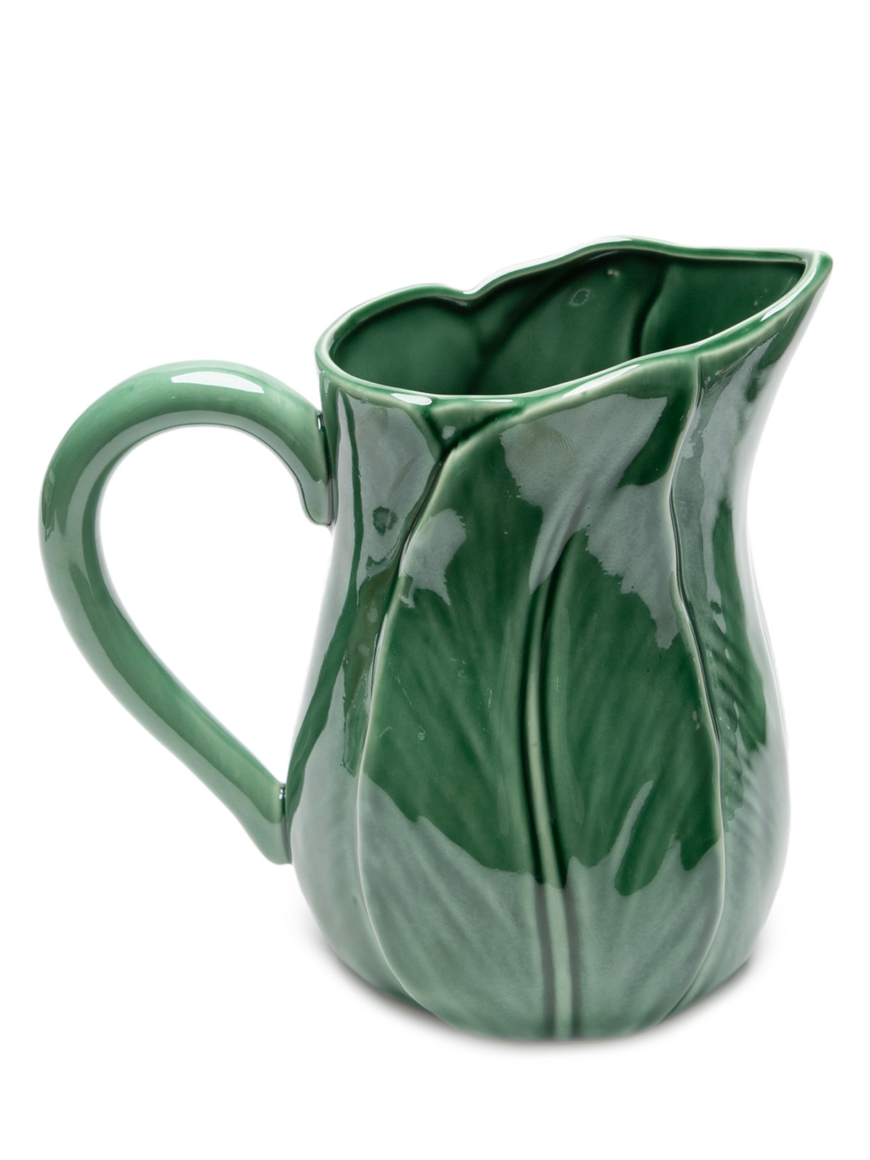 Jarra De Cerâmica Foglia Verde Souq