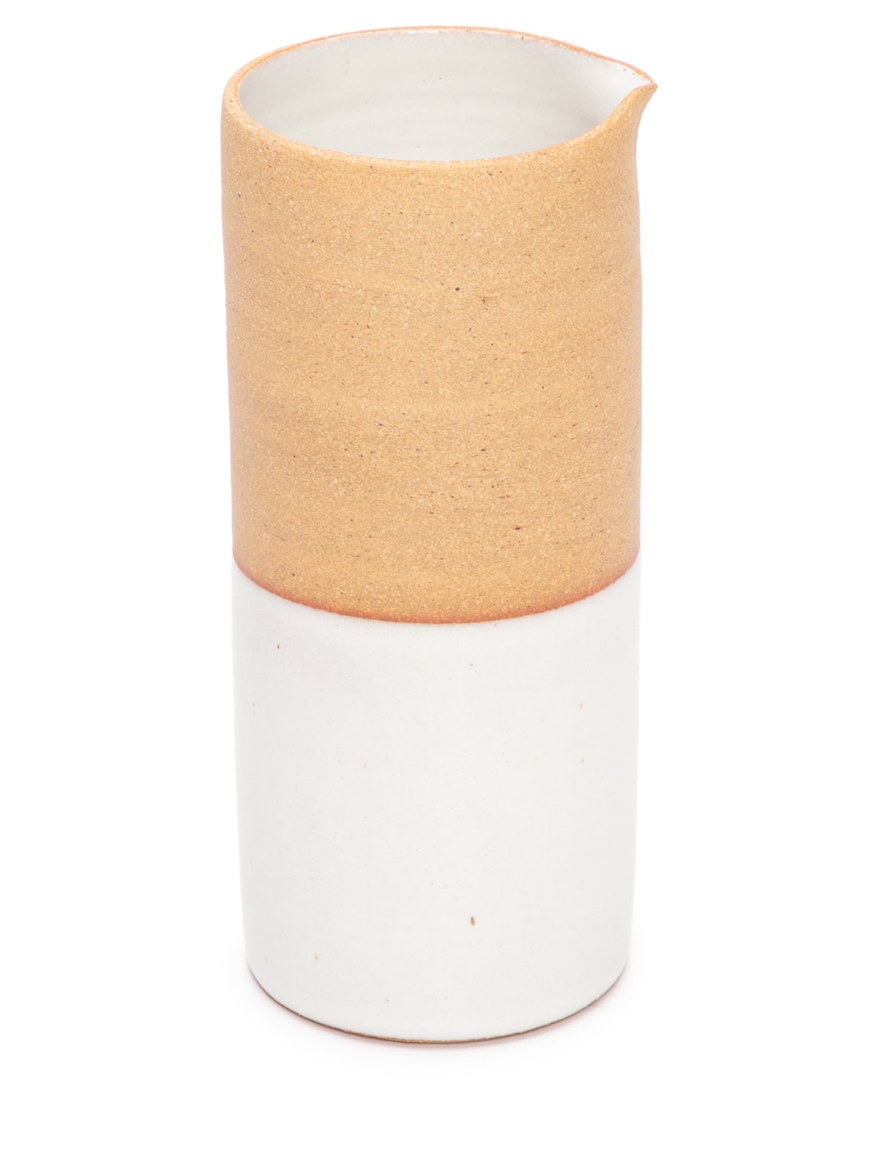 Jarra Grande Em Cerâmica Branco Luli Ateliê