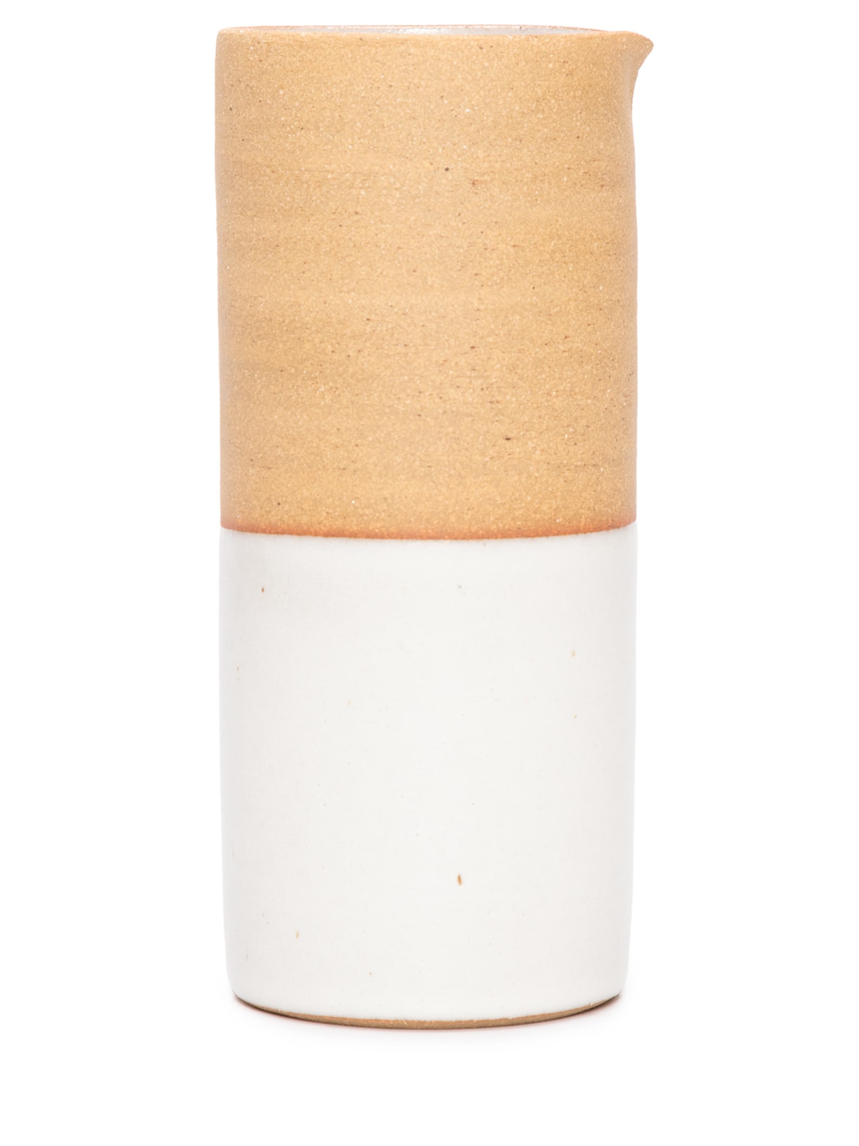 Jarra Grande Em Cerâmica Branco Luli Ateliê