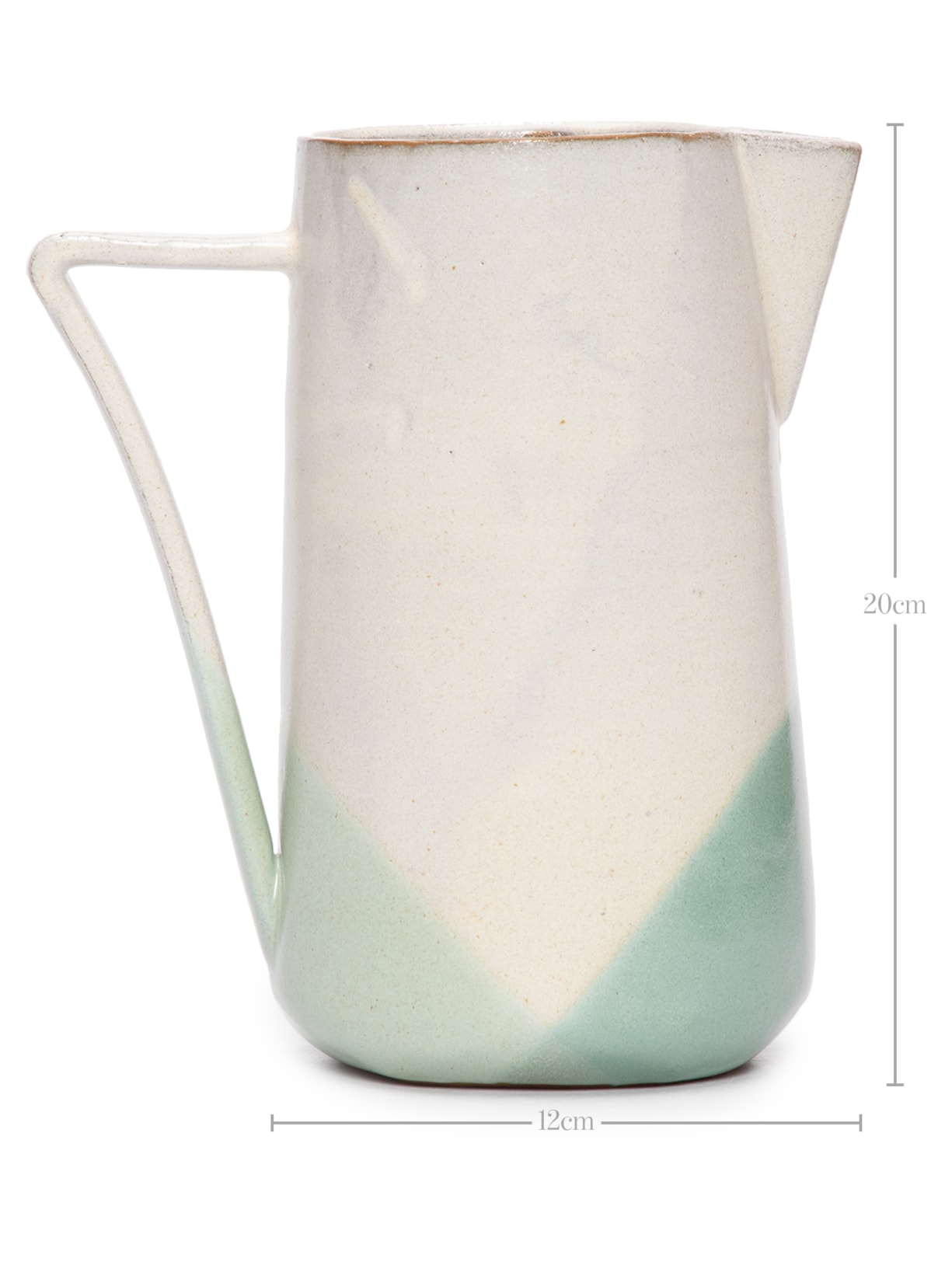 Jarra Mergulho Em Cerâmica Off White Le Lis Casa