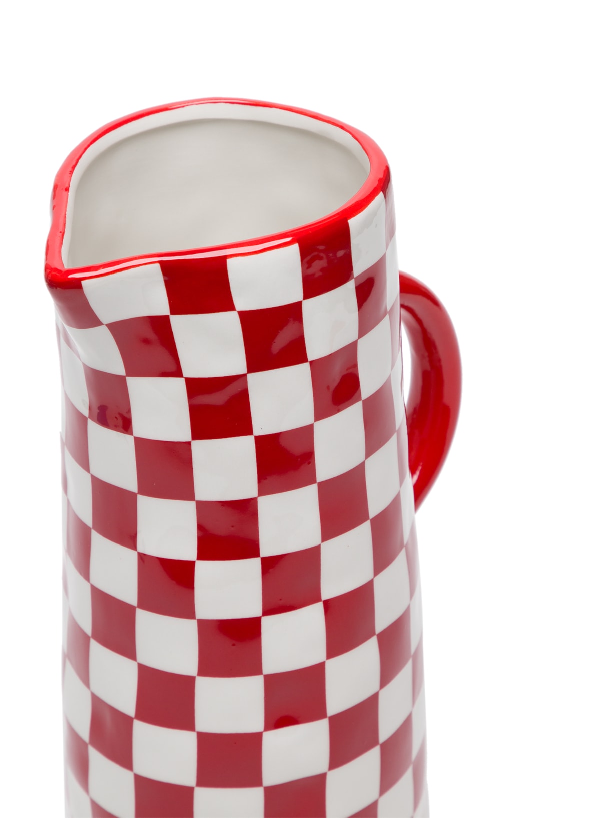 Jarra Scozzese em Cerâmica Vermelho Souq