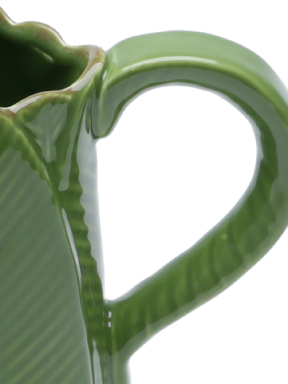 Jarro de Cerâmica Banana Leaf Verde Verde '2Home