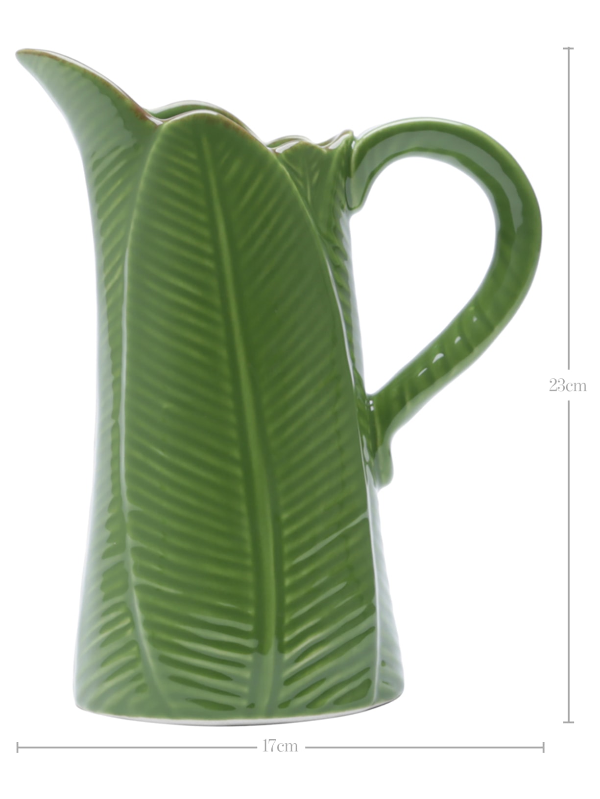 Jarro de Cerâmica Banana Leaf Verde Verde '2Home