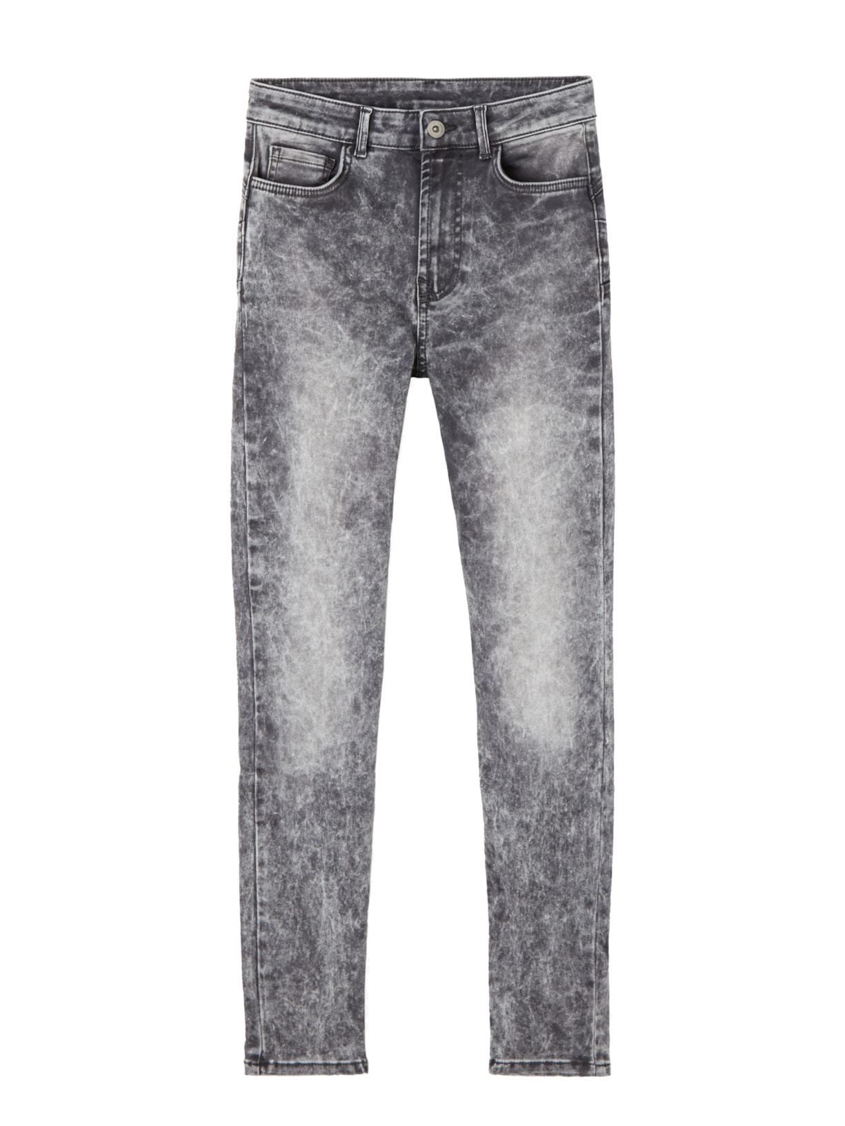 Jeans Push-Up Skinny Soft Touch - Cinza