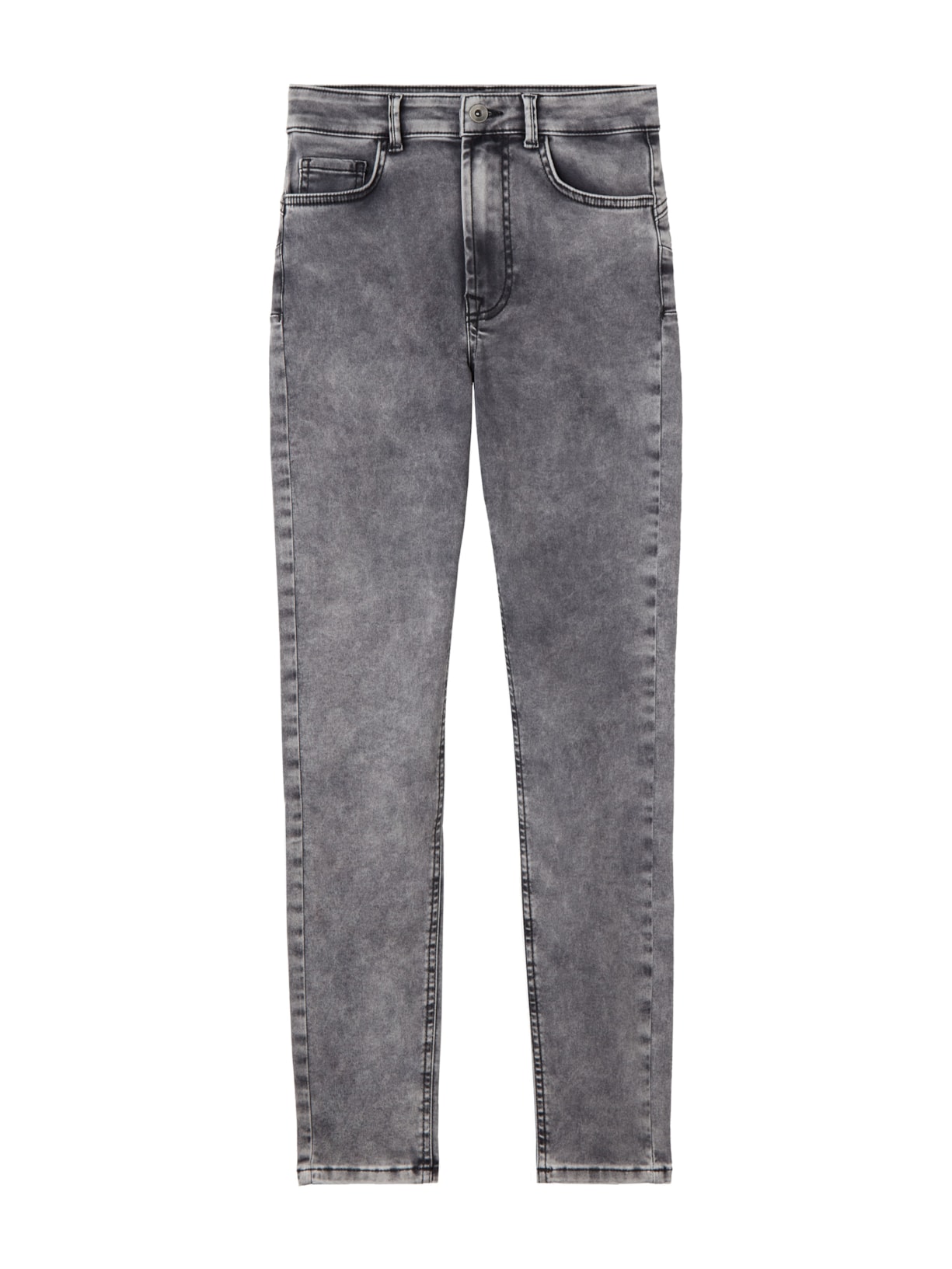 Jeans Push-Up Skinny Soft Touch - Cinza