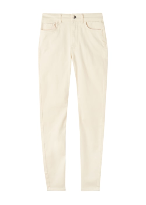Jeans Push-Up Skinny Soft Touch - Off-White