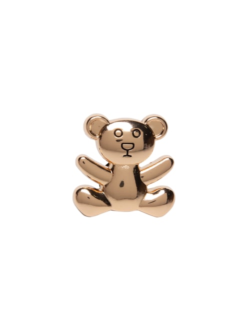 Jibbitz Feminino Gold Teddy Bear – Dourado