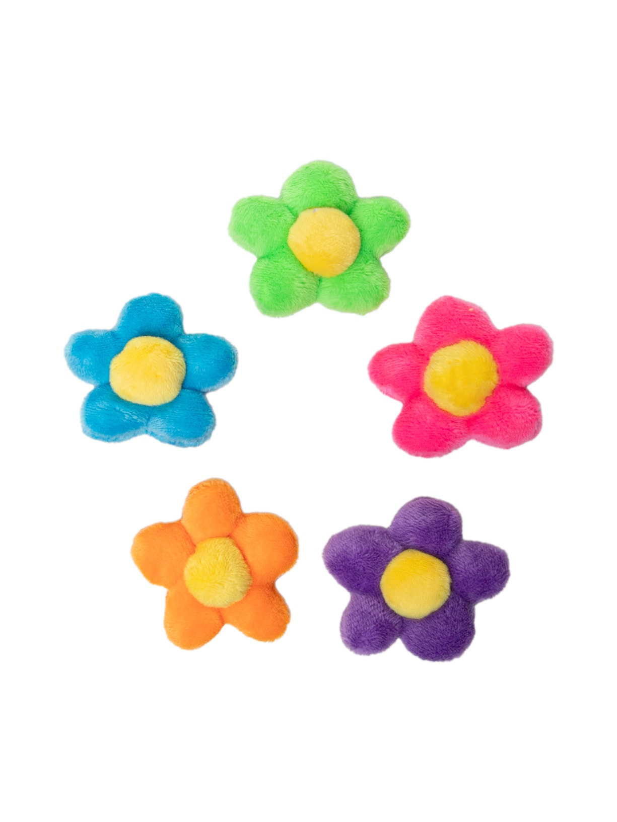 Jibbitz Plush Flower Power 5 Peças