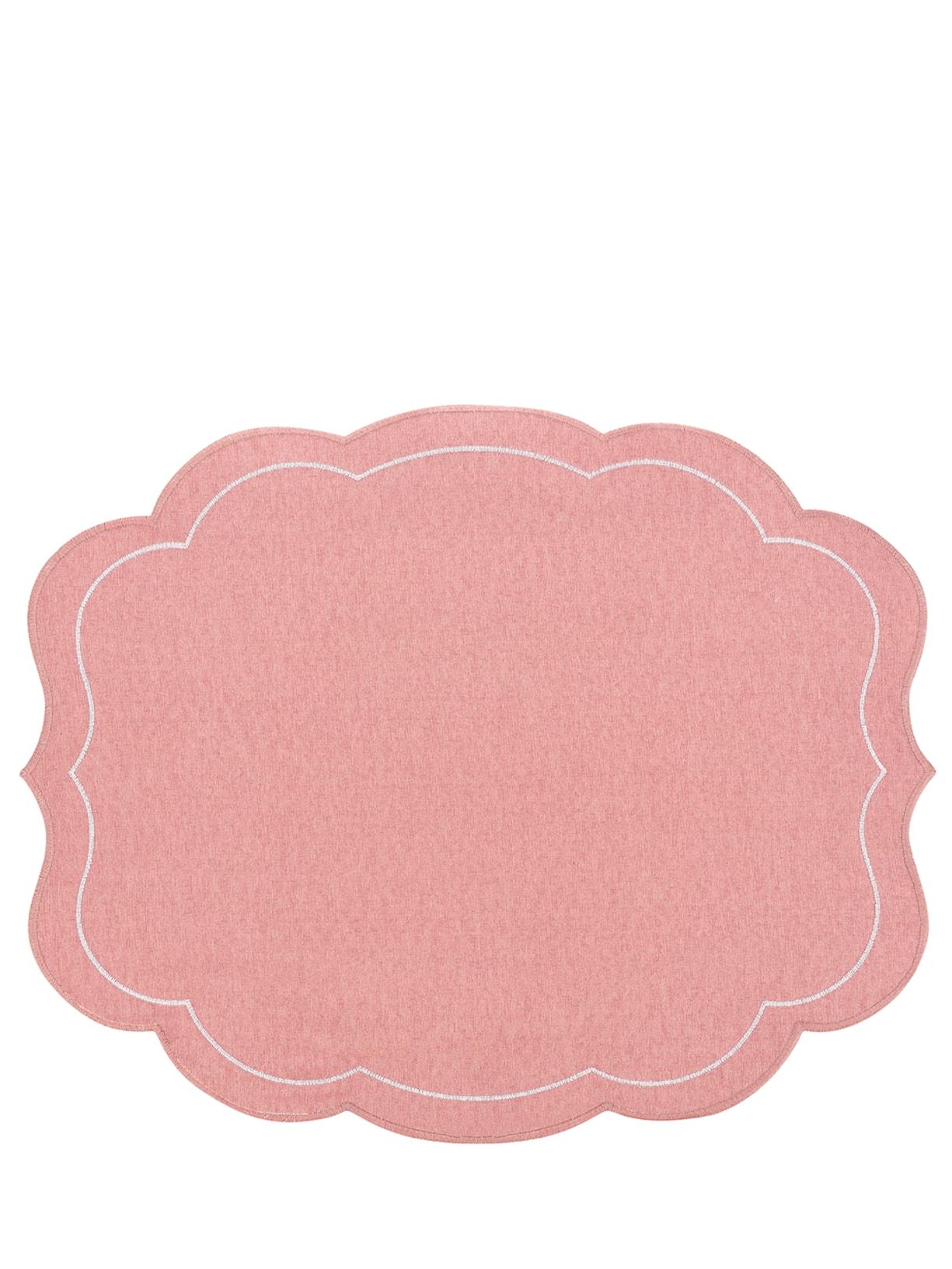 Jogo Americano Baronesa Dupla Face Blush Rosa Mameg