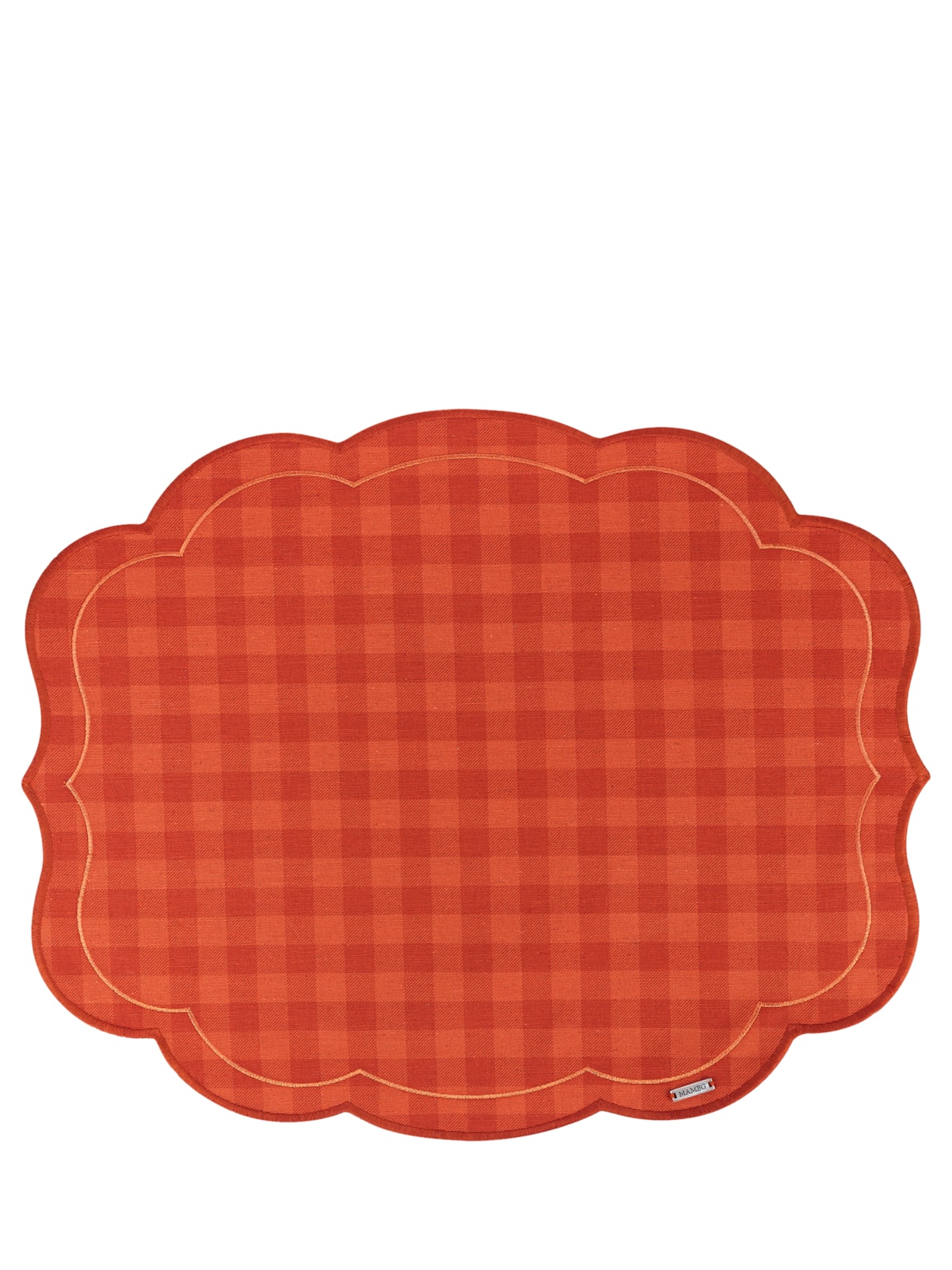 Jogo Americano Baronesa Dupla Face Ferrugem - Laranja