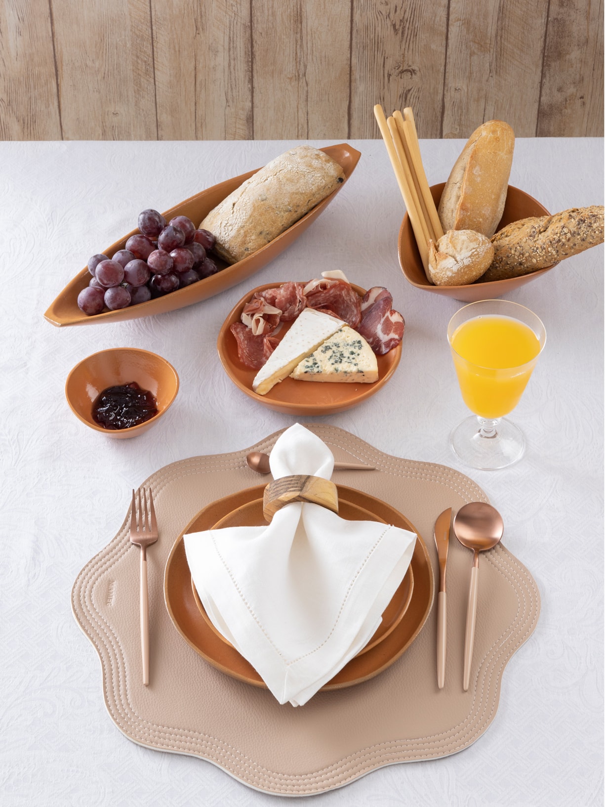 Jogo Americano Bege Mameg