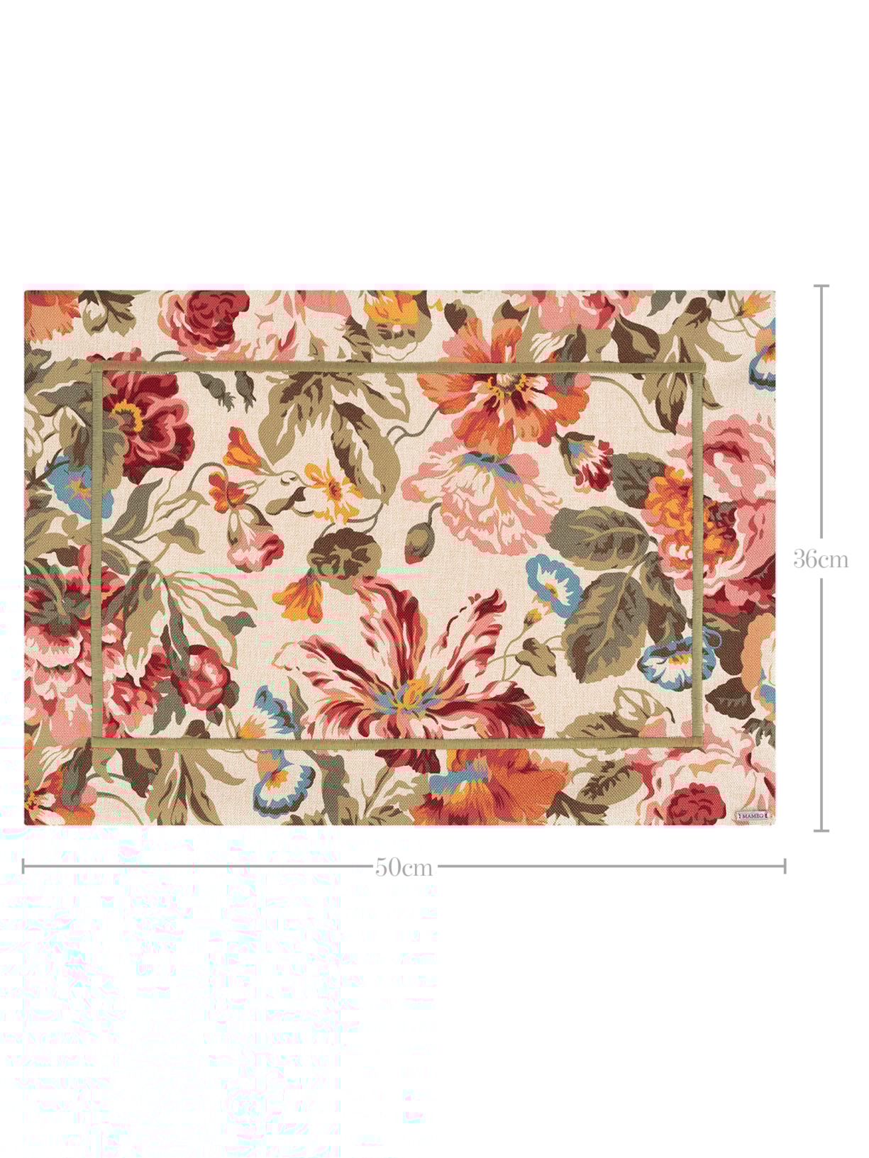 Jogo Americano Florença Bege Mameg