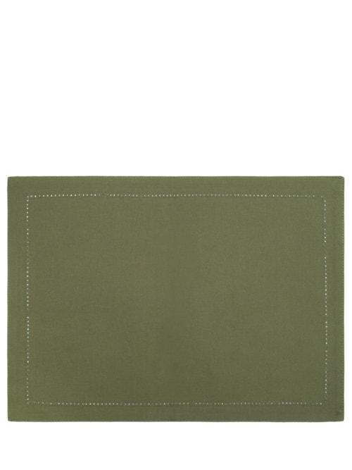 Jogo Americano Ponto Ajour Algodão - Verde