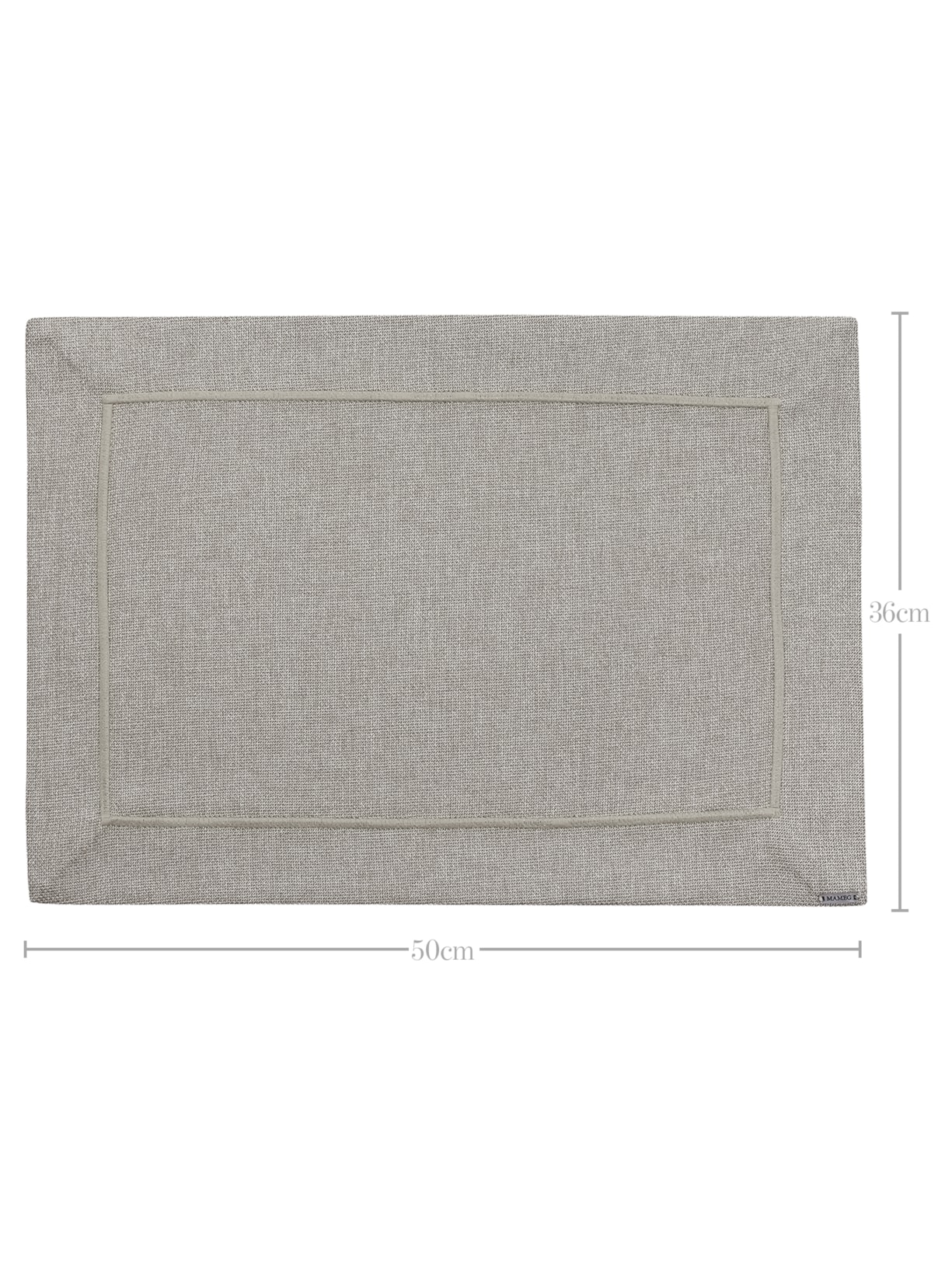 Jogo Americano Select Cinza Mameg