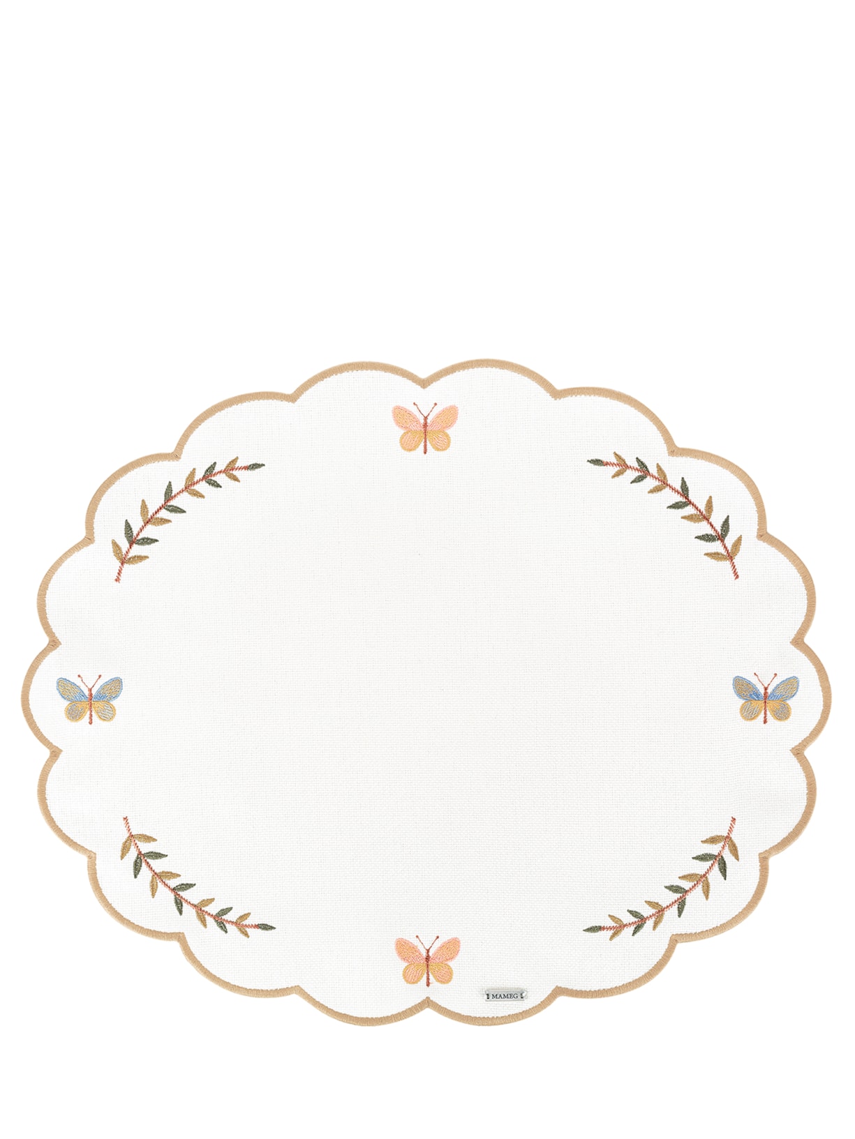 Jogo Americano Select Garden Branco Mameg